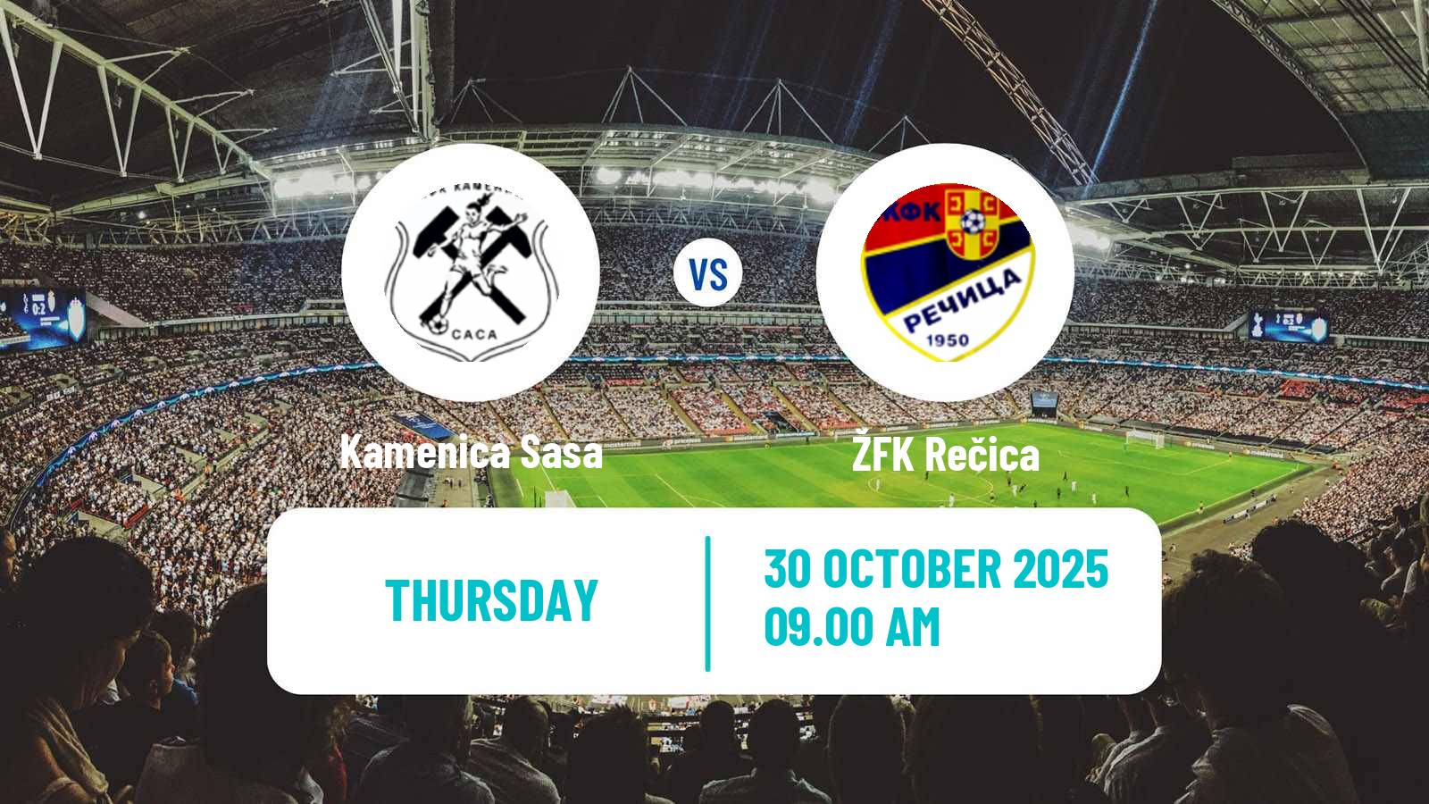 Football North Macedonian 1 WFL Women Kamenica Sasa - Rečica