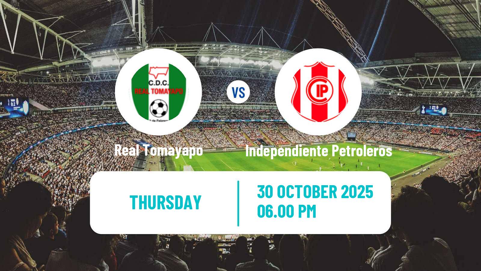 Football Bolivian League Cup Real Tomayapo - Independiente Petroleros