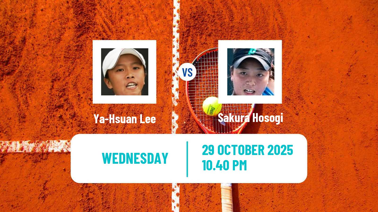 Tennis ITF W35 Makinohara Women Ya-Hsuan Lee - Sakura Hosogi
