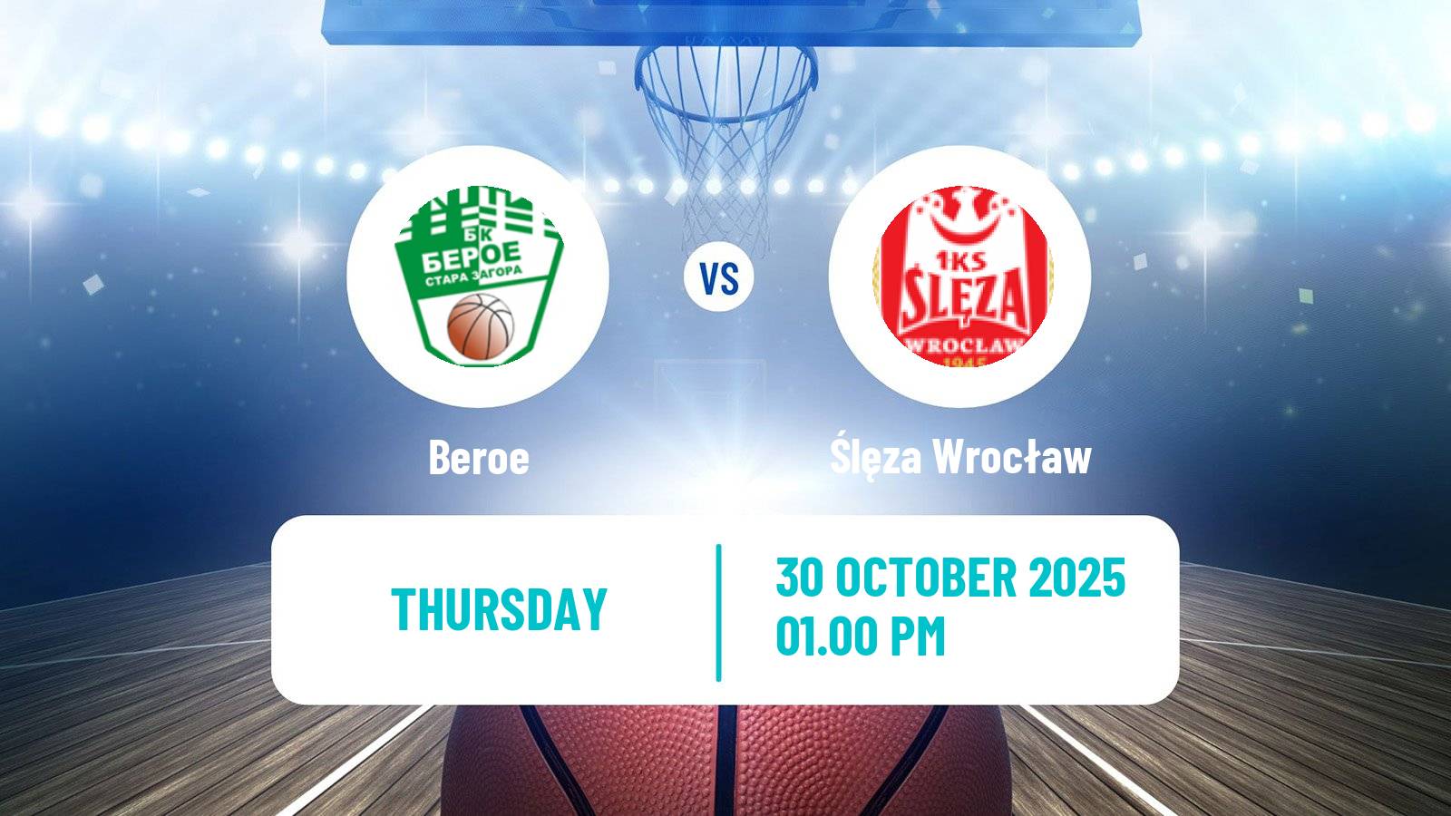 Basketball Eurocup Women Beroe - Ślęza Wrocław