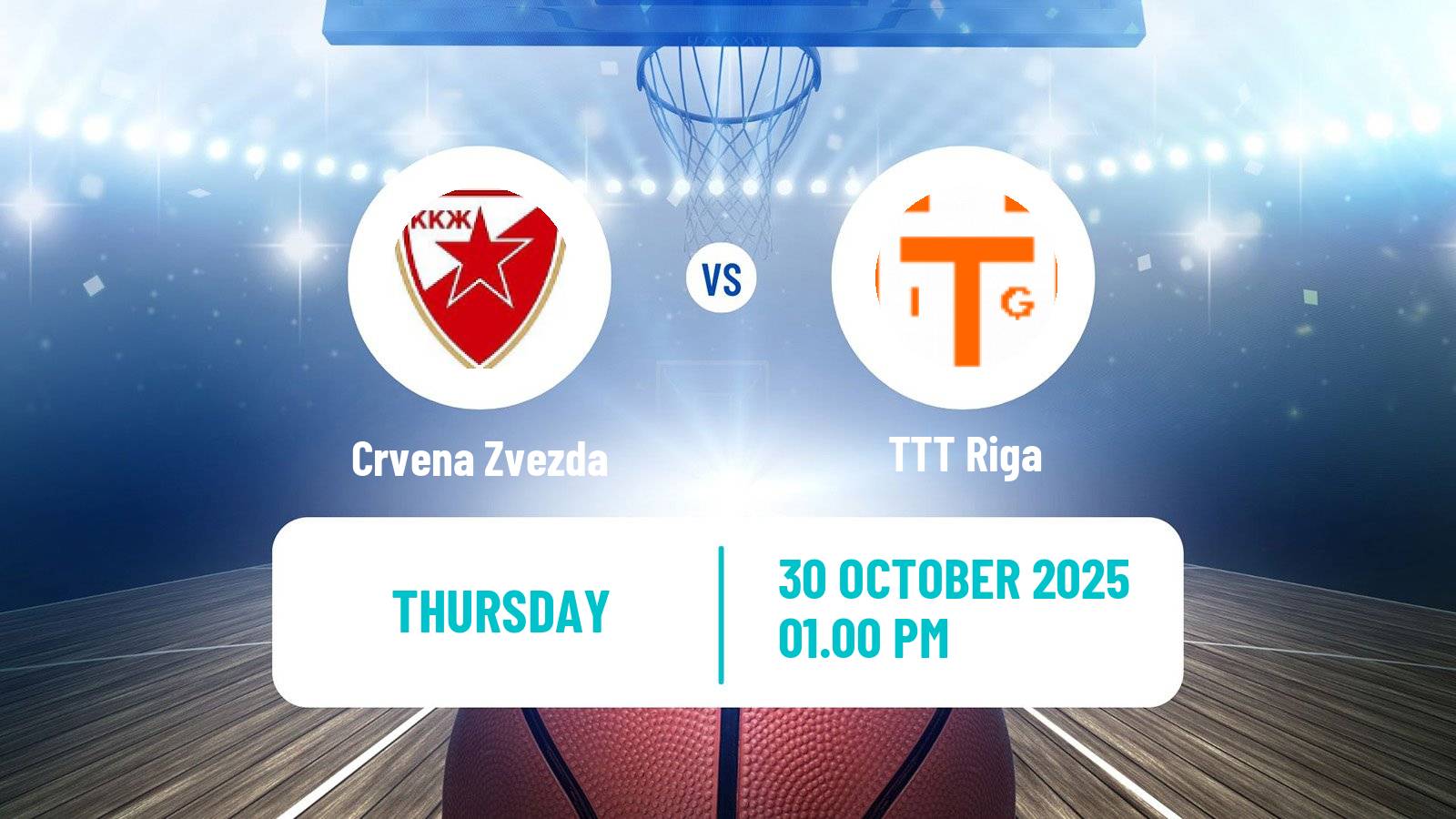 Basketball Eurocup Women Crvena Zvezda - TTT Riga
