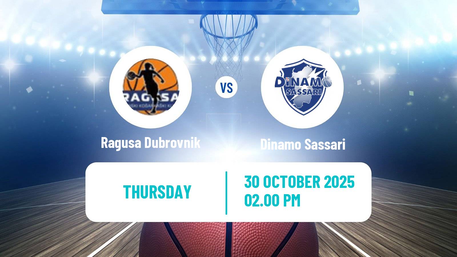 Basketball Eurocup Women Ragusa Dubrovnik - Dinamo Sassari