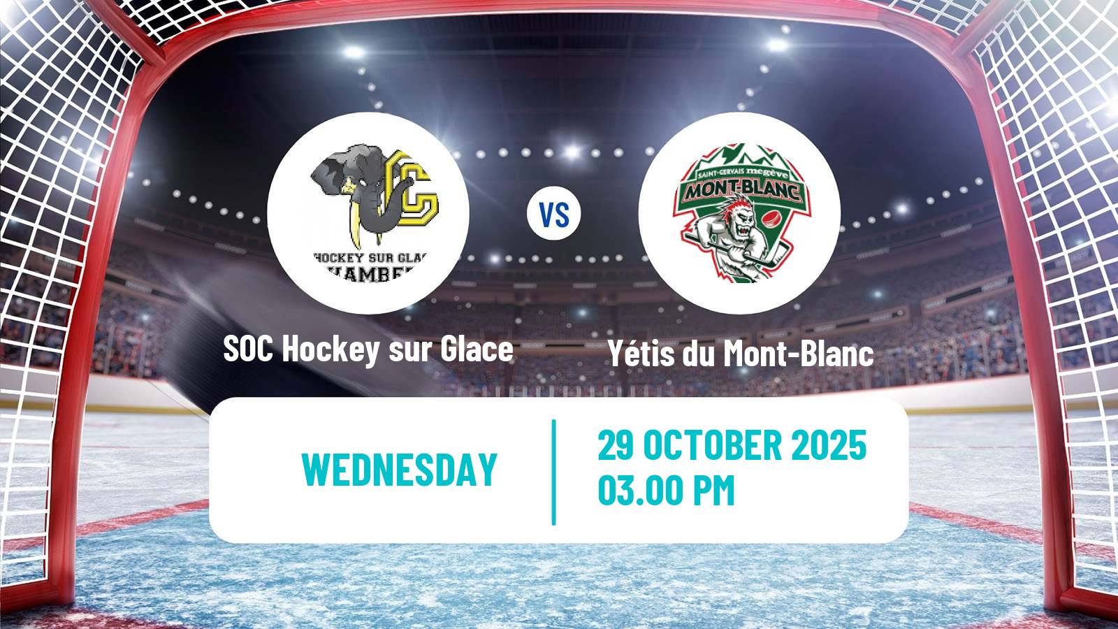 Hockey French D1 Ice Hockey SOC Hockey sur Glace - Yétis du Mont-Blanc