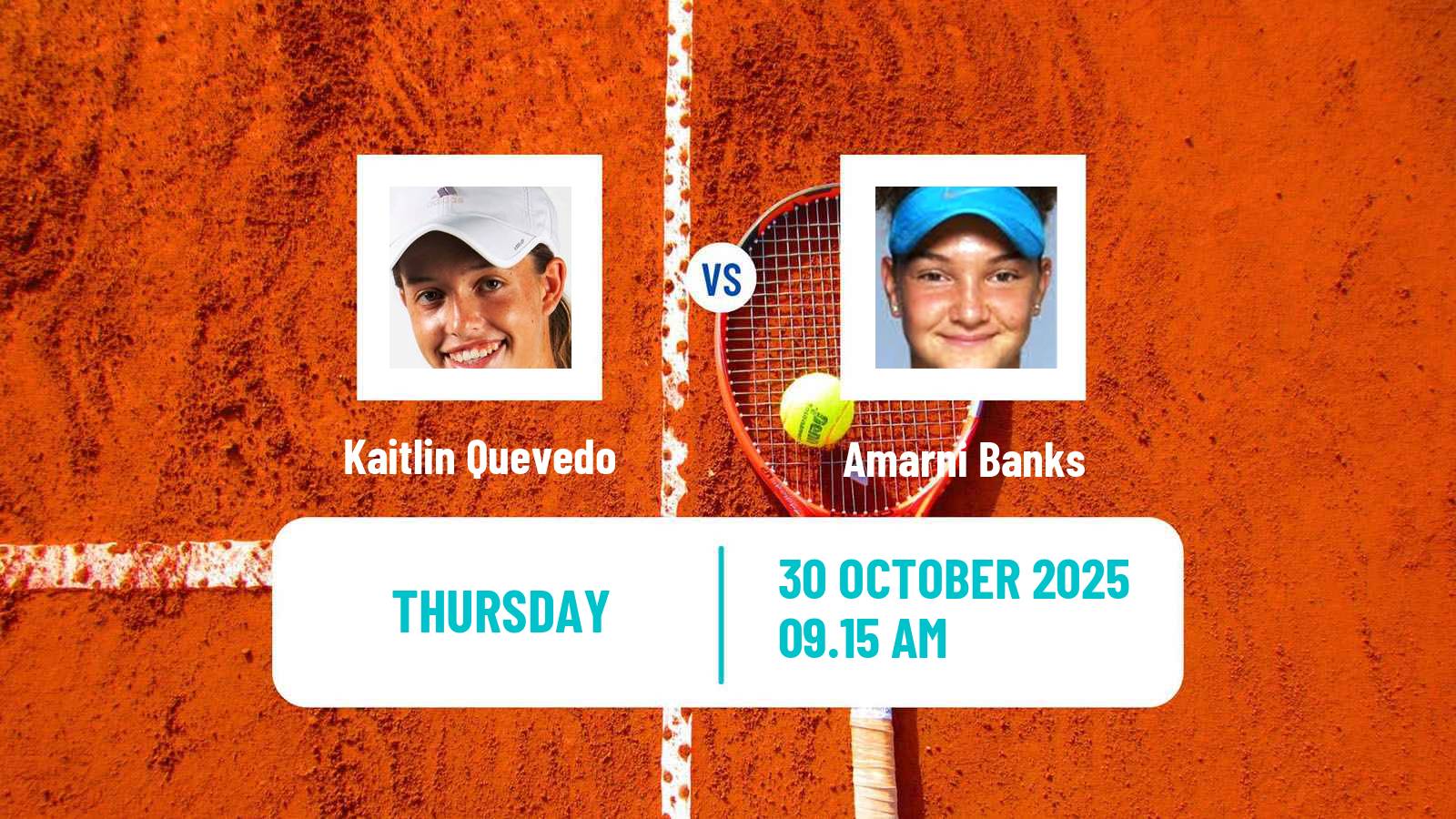Tennis ITF W75 Glasgow Women Kaitlin Quevedo - Amarni Banks