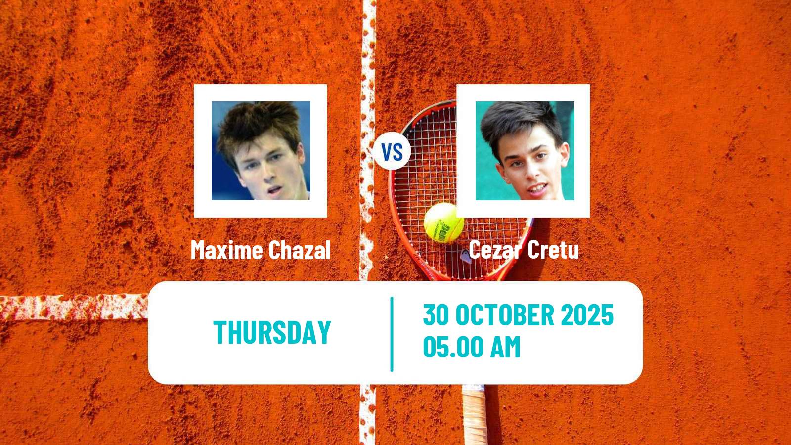 Tennis ITF M15 Bol 2 Men Maxime Chazal - Cezar Cretu