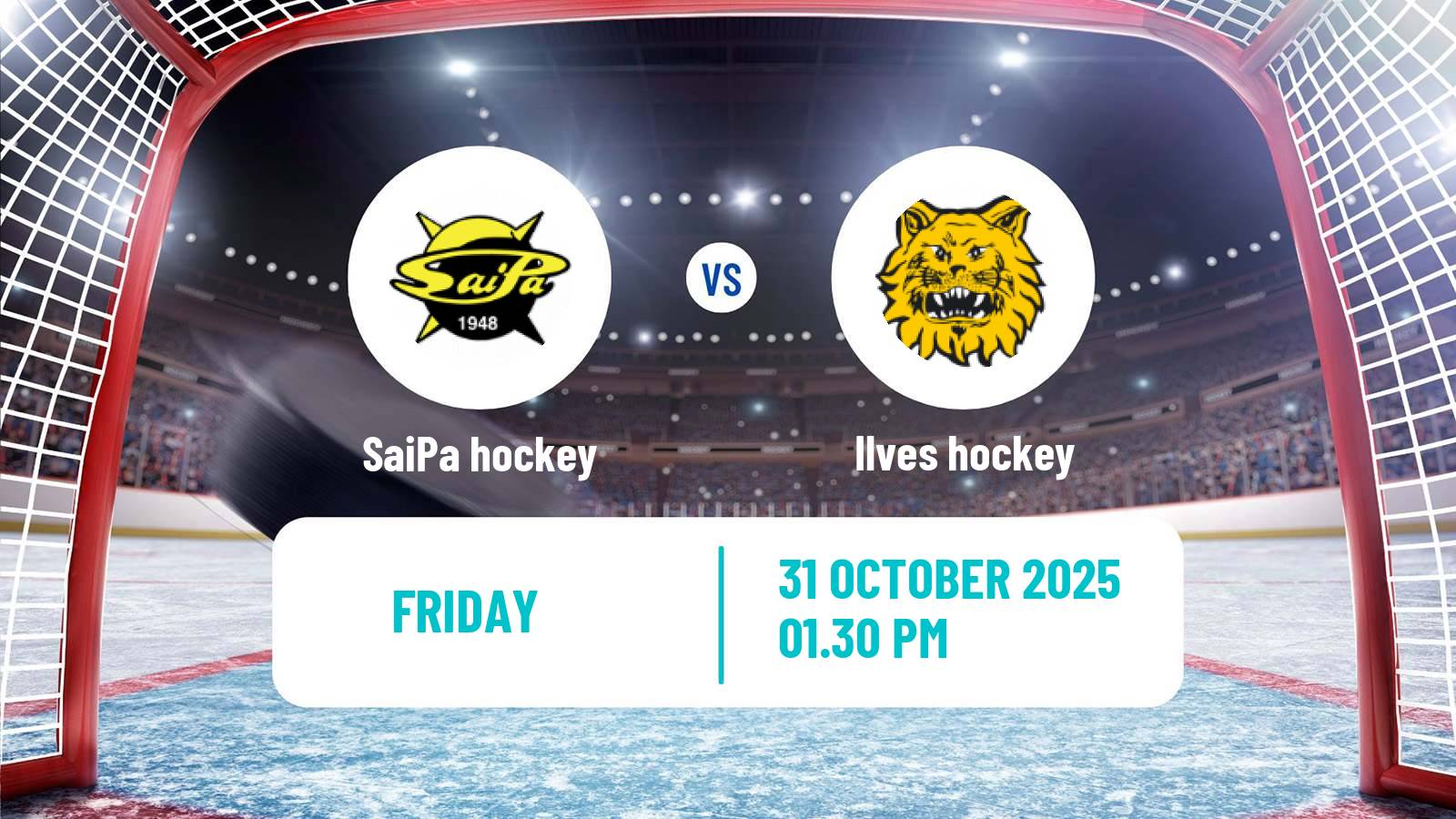Hockey Finnish SM-liiga SaiPa - Ilves