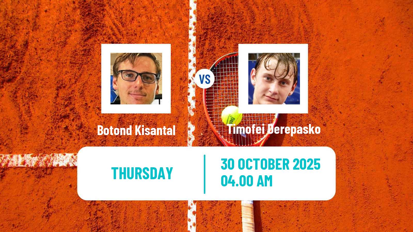 Tennis ITF M15 Szabolcsveresmart Men Botond Kisantal - Timofei Derepasko
