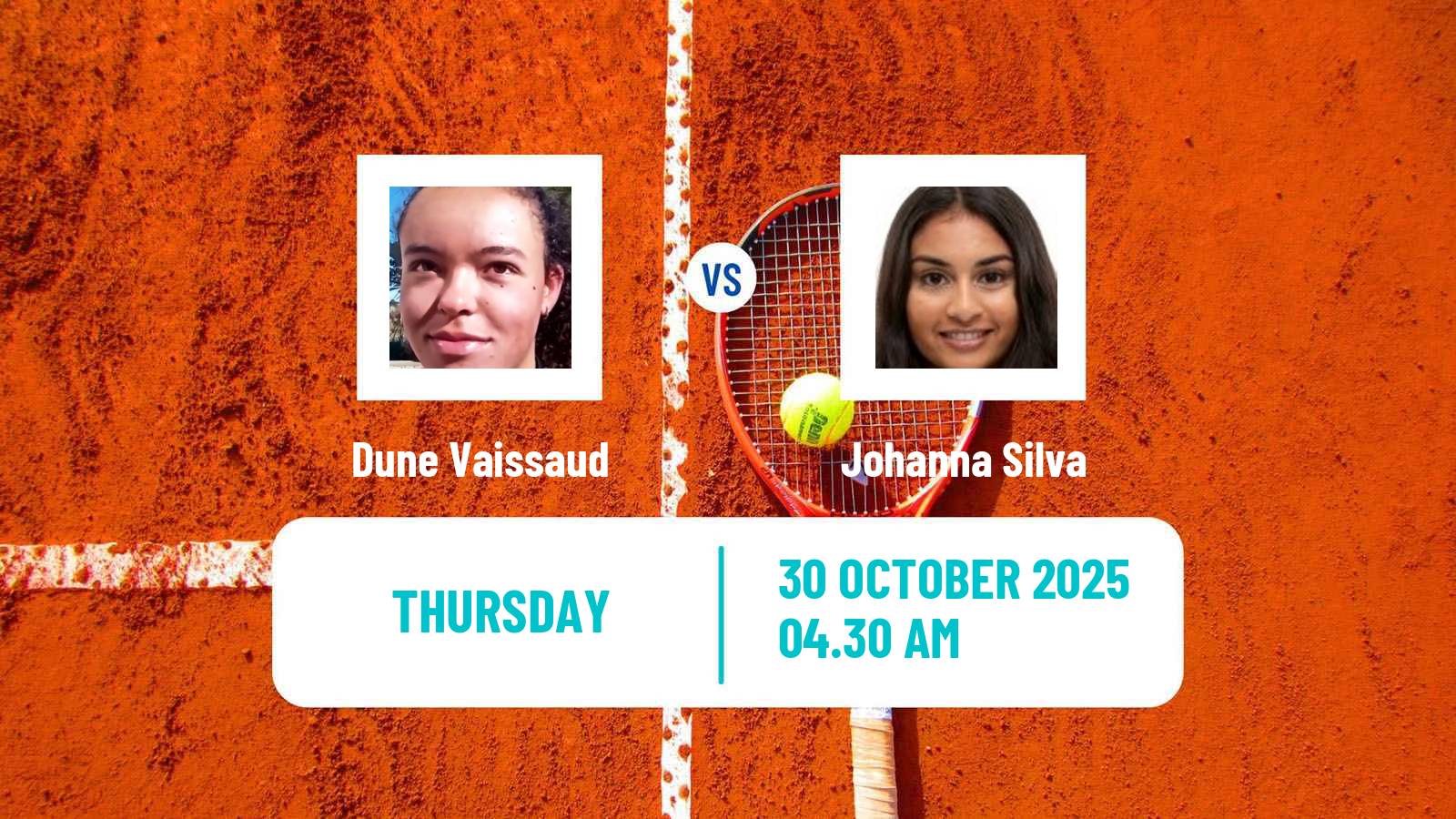 Tennis ITF W15 Monastir 37 Women Dune Vaissaud - Johanna Silva