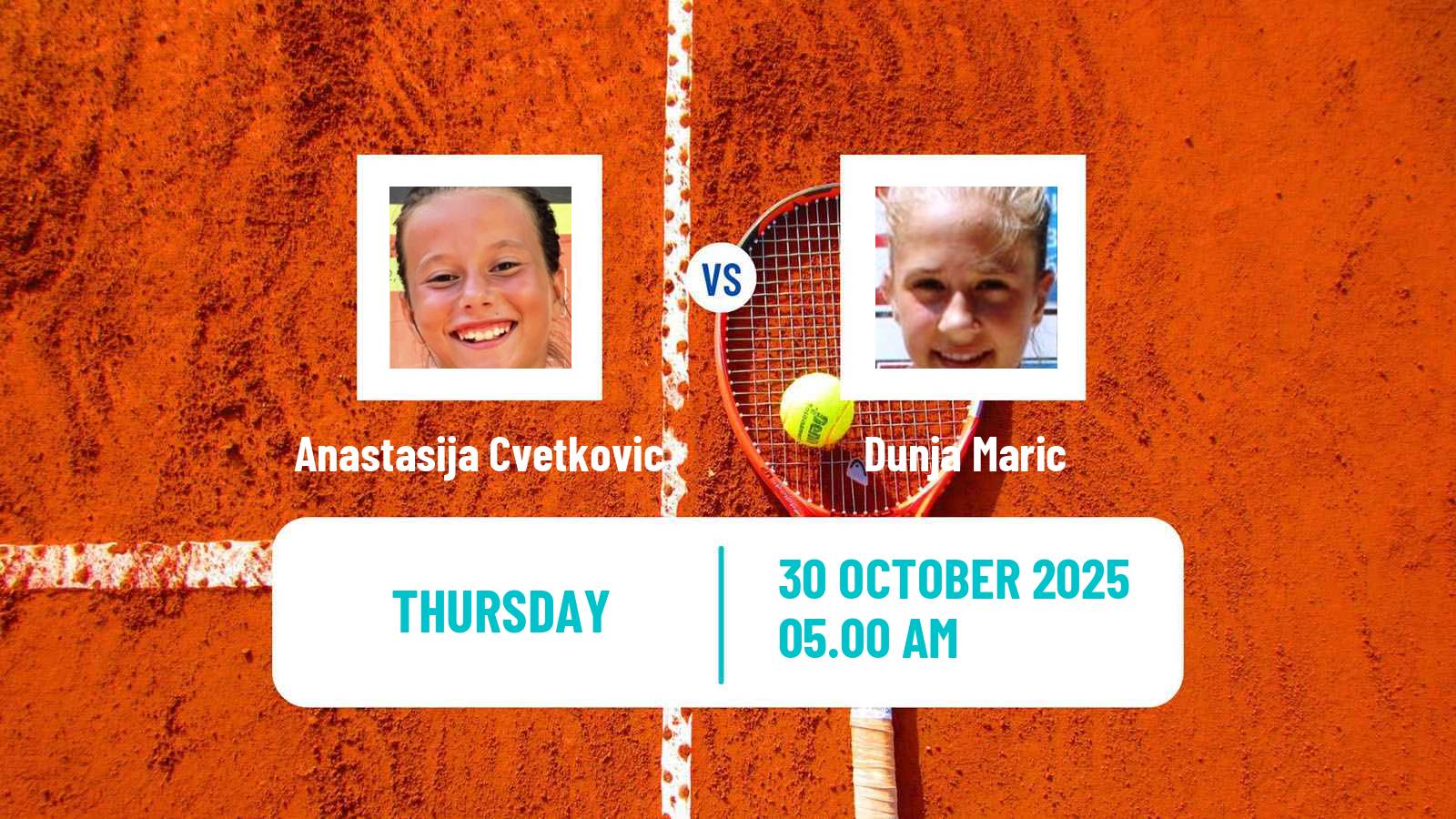 Tennis ITF W15 Bol 2 Women Anastasija Cvetkovic - Dunja Maric
