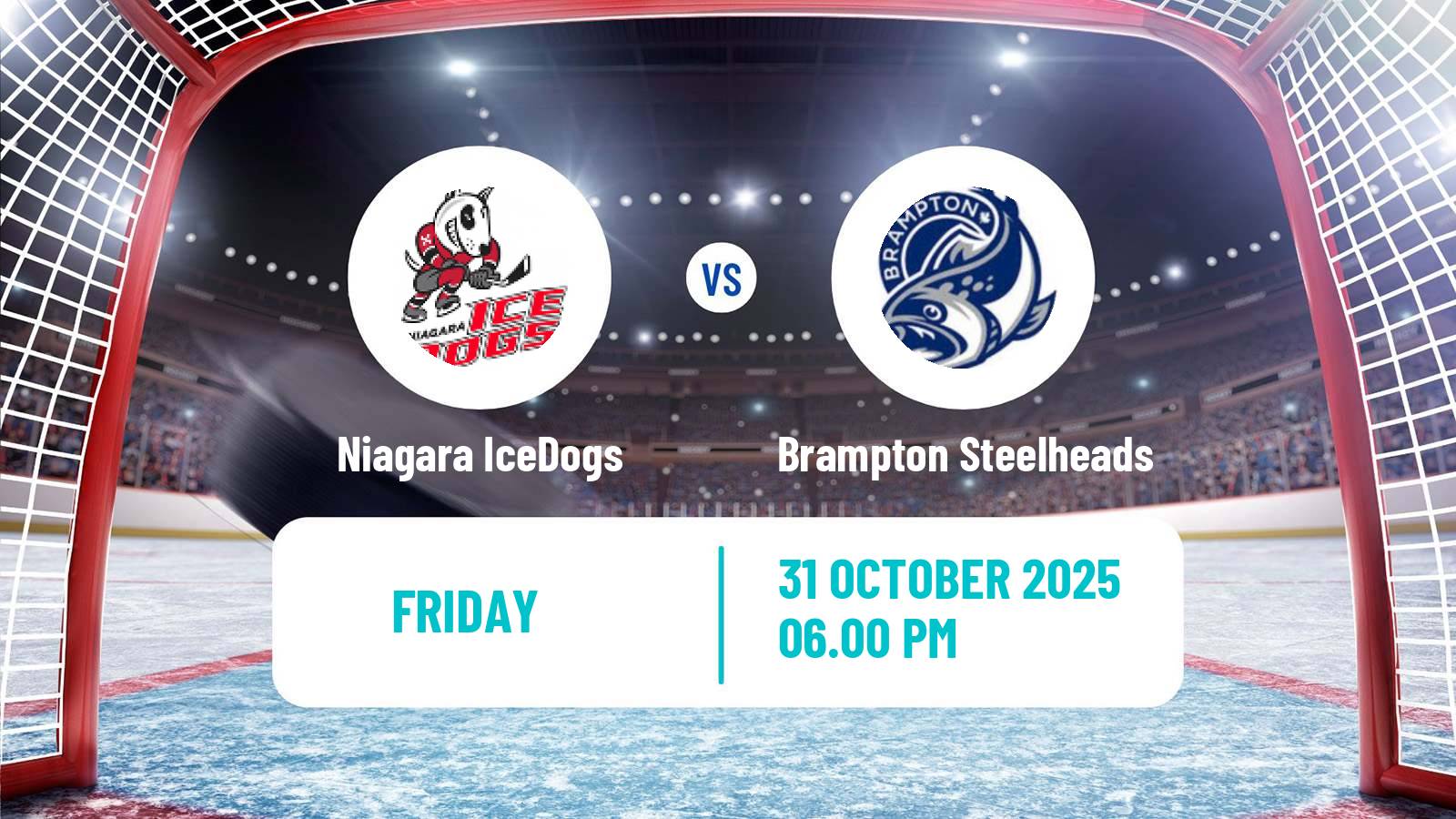 Hockey OHL Niagara IceDogs - Brampton Steelheads