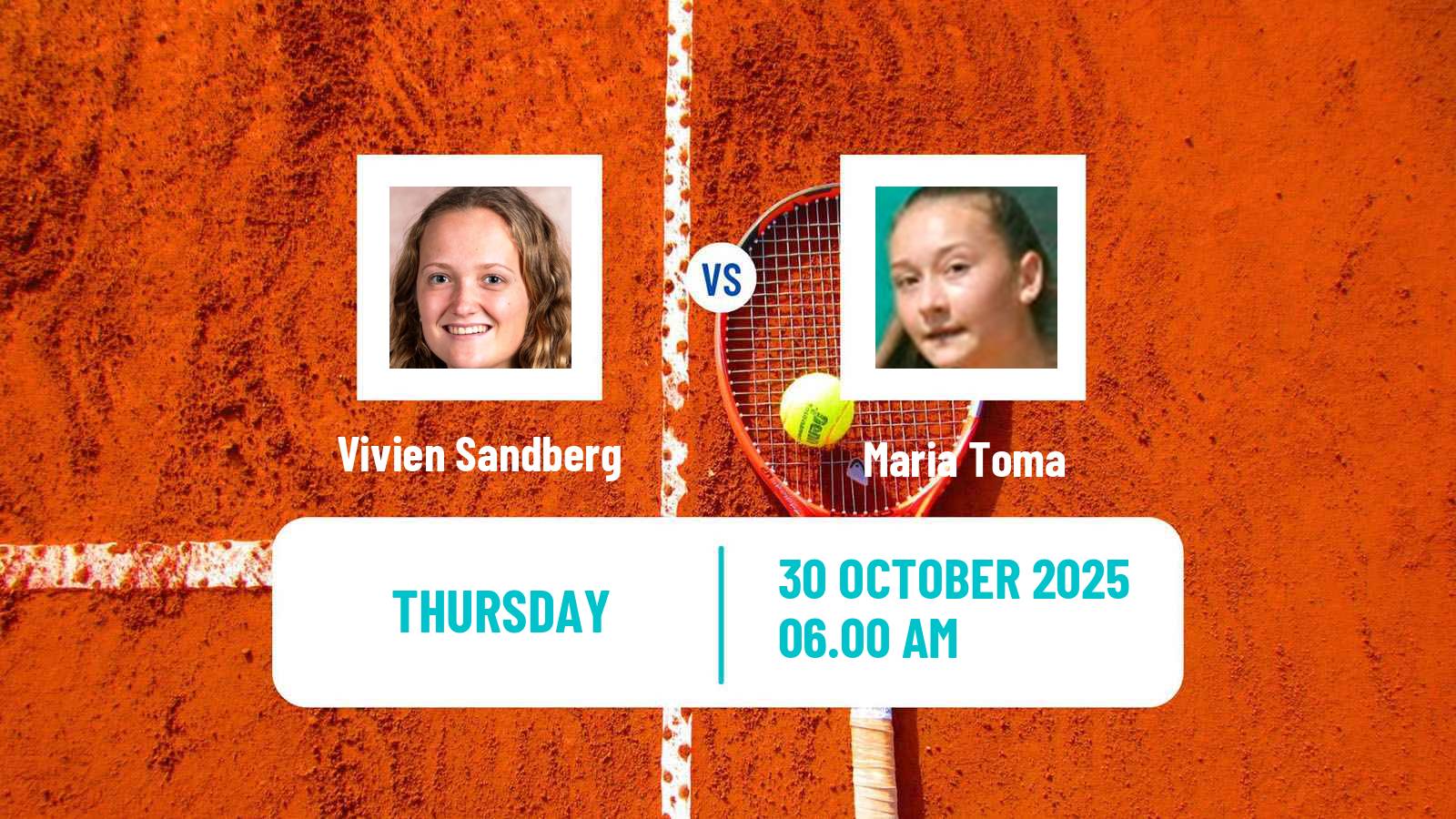 Tennis ITF W15 Solarino Women Vivien Sandberg - Maria Toma