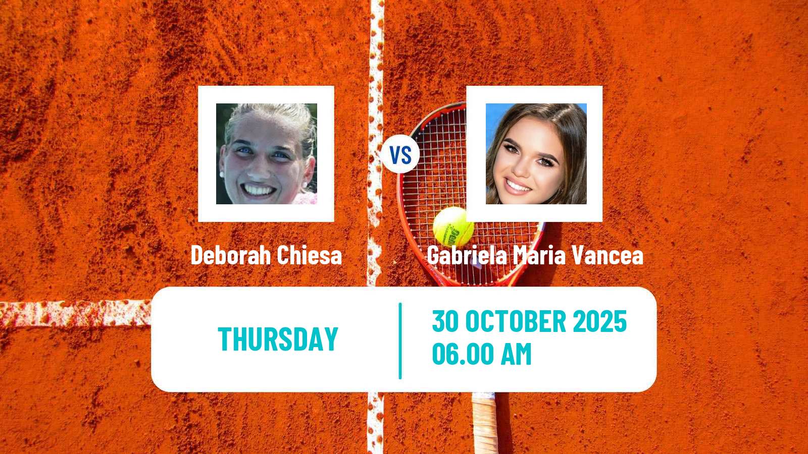 Tennis ITF W15 Solarino Women Deborah Chiesa - Gabriela Maria Vancea
