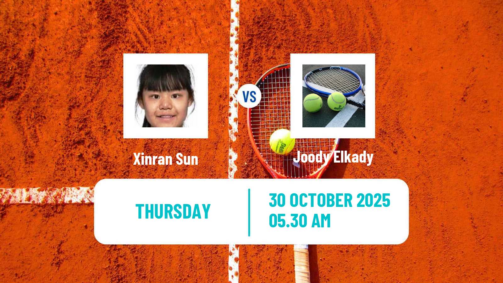 Tennis ITF W15 Sharm Elsheikh 17 Women Xinran Sun - Joody Elkady