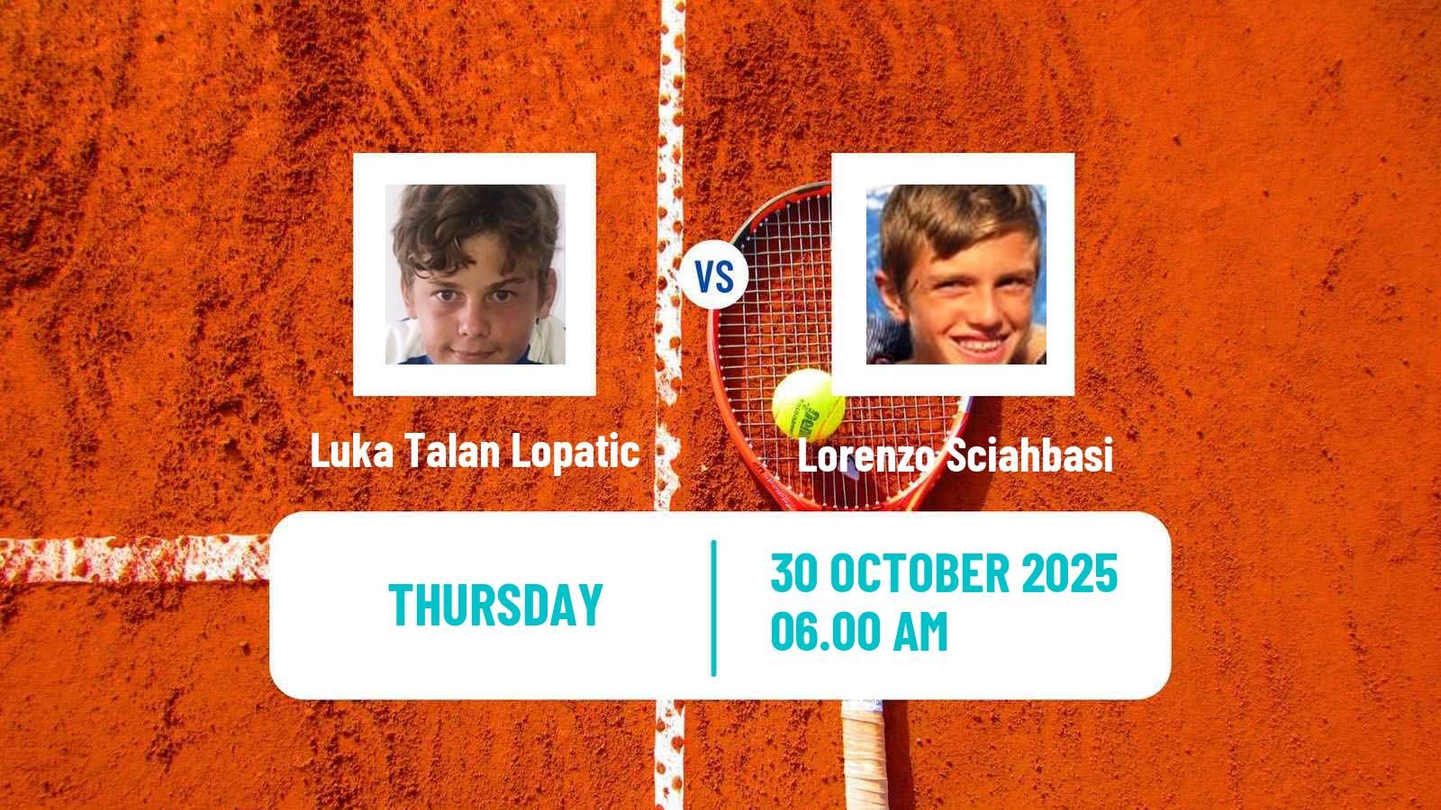 Tennis ITF M15 Monastir 41 Men Luka Talan Lopatic - Lorenzo Sciahbasi