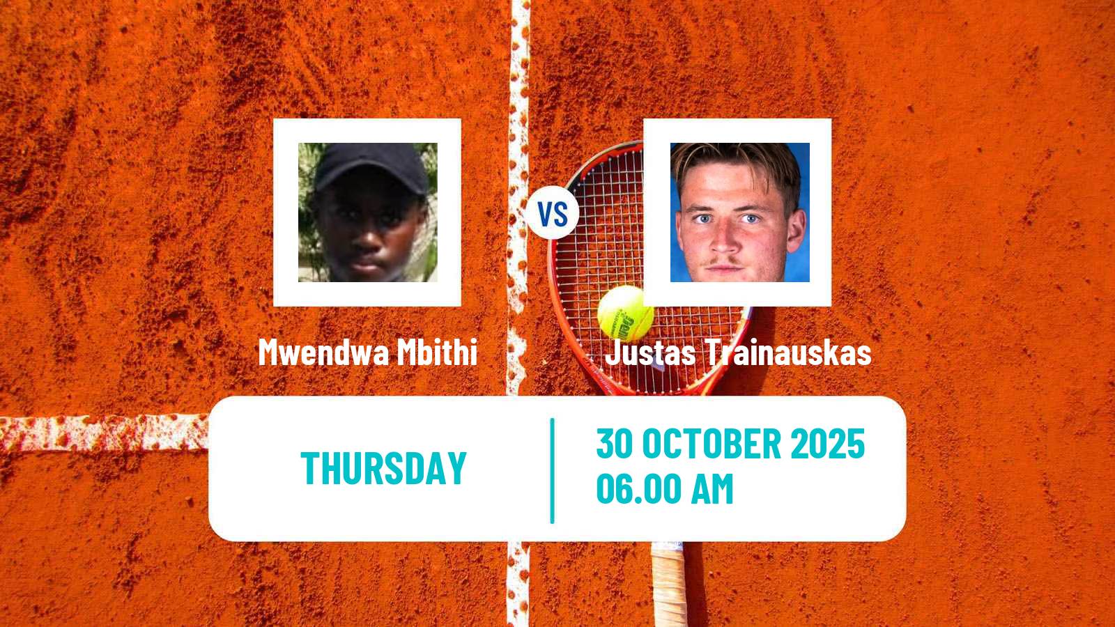 Tennis ITF M15 Monastir 41 Men Mwendwa Mbithi - Justas Trainauskas