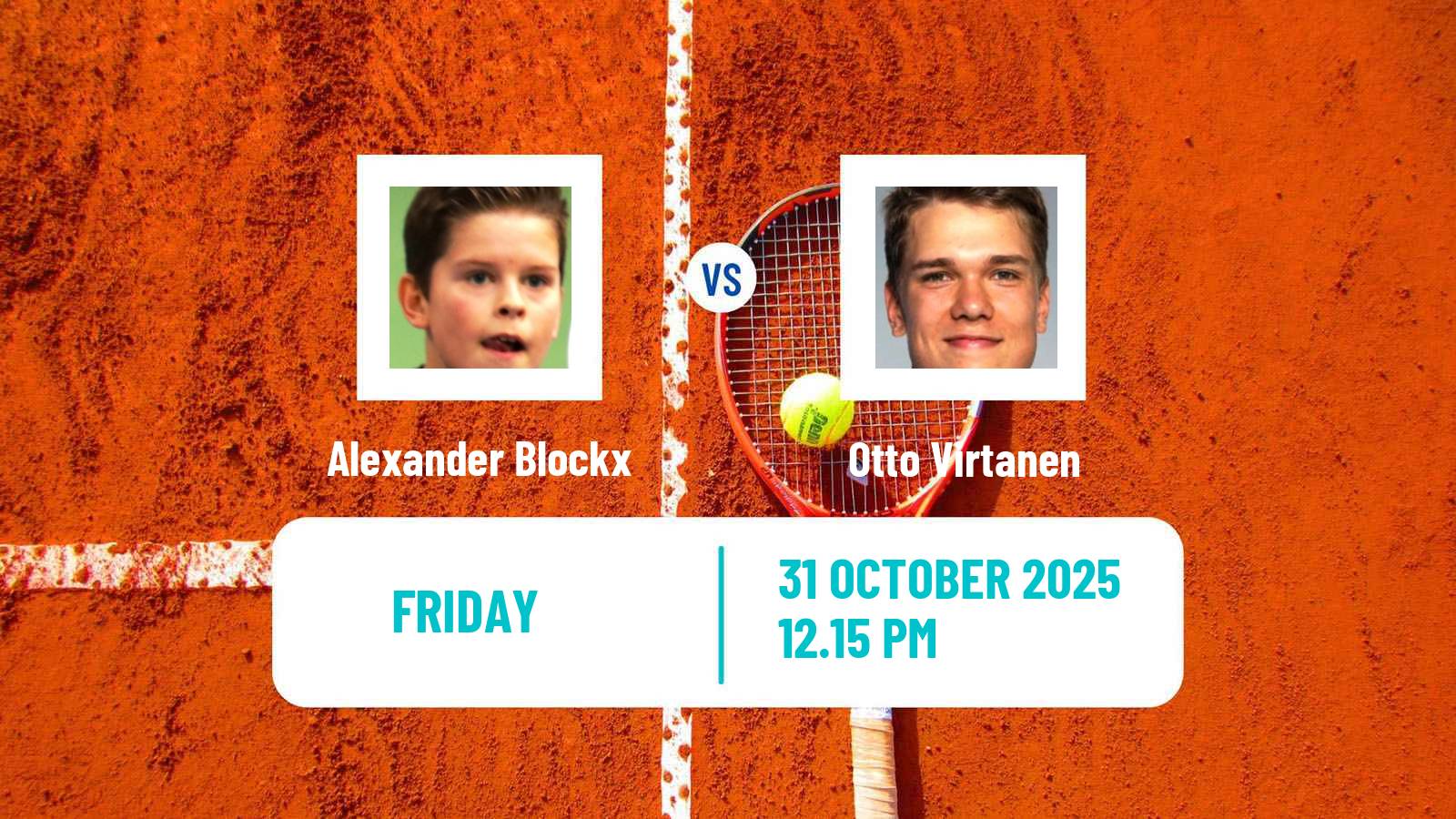 Tennis Bratislava 2 Challenger Men Alexander Blockx - Otto Virtanen