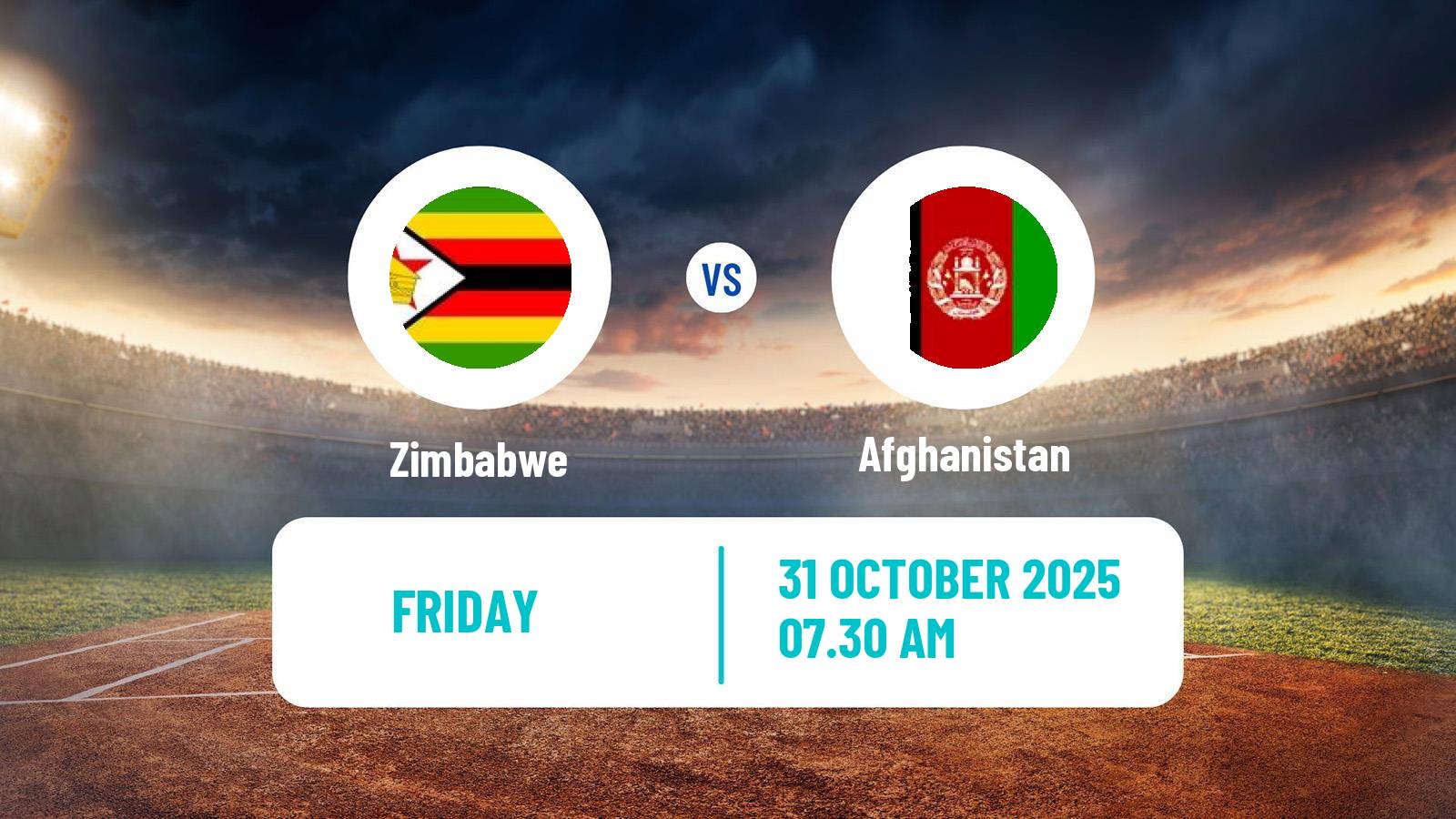 Cricket Twenty20 International Zimbabwe - Afghanistan