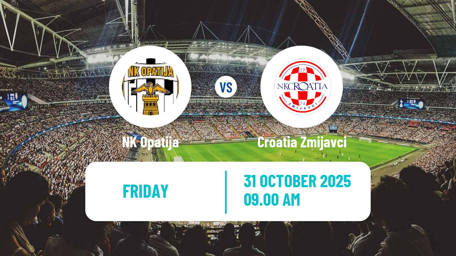 Football Croatian Prva NL Opatija - Croatia Zmijavci