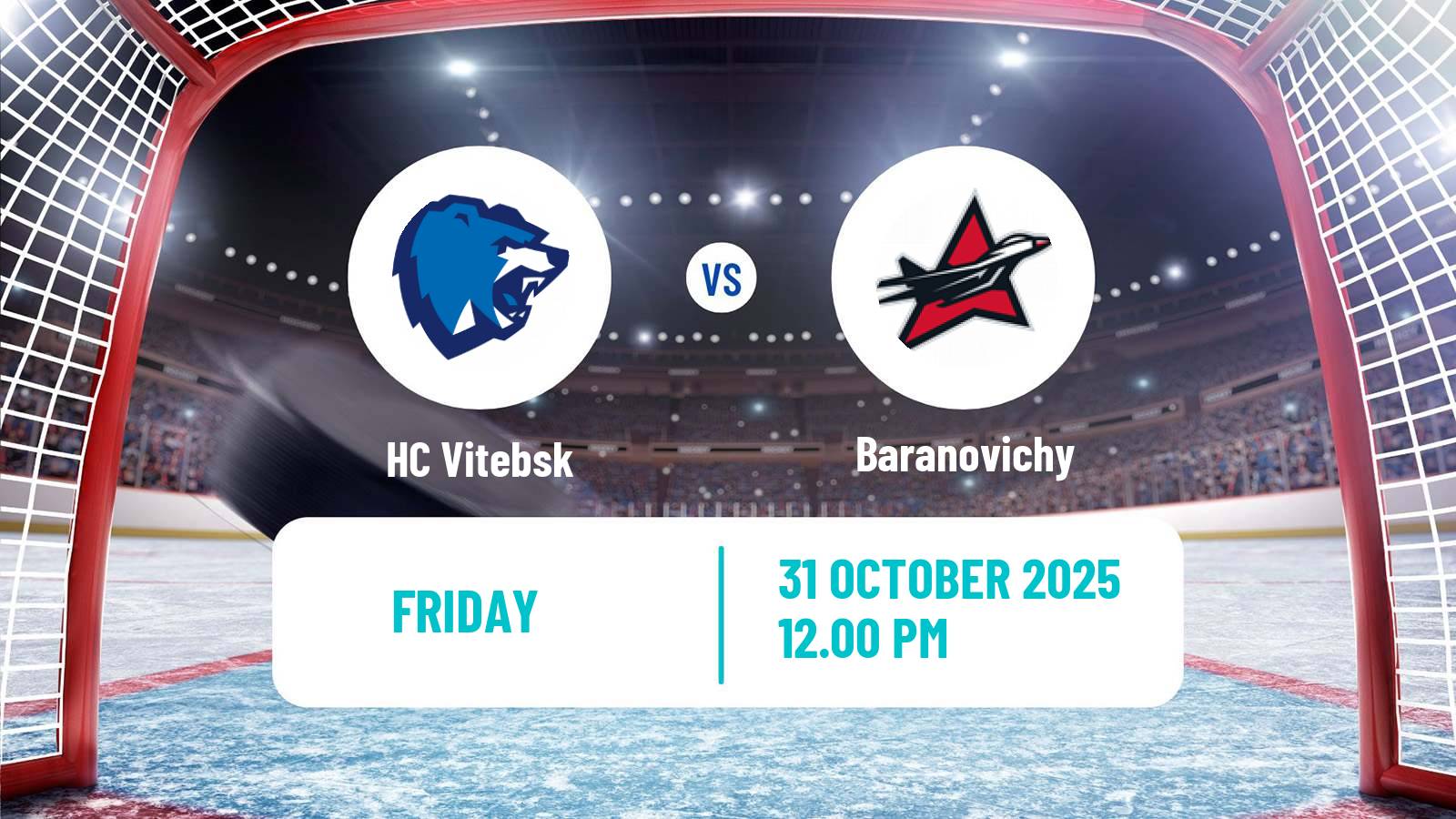 Hockey Belarusian Extraleague Vitebsk - Baranovichy