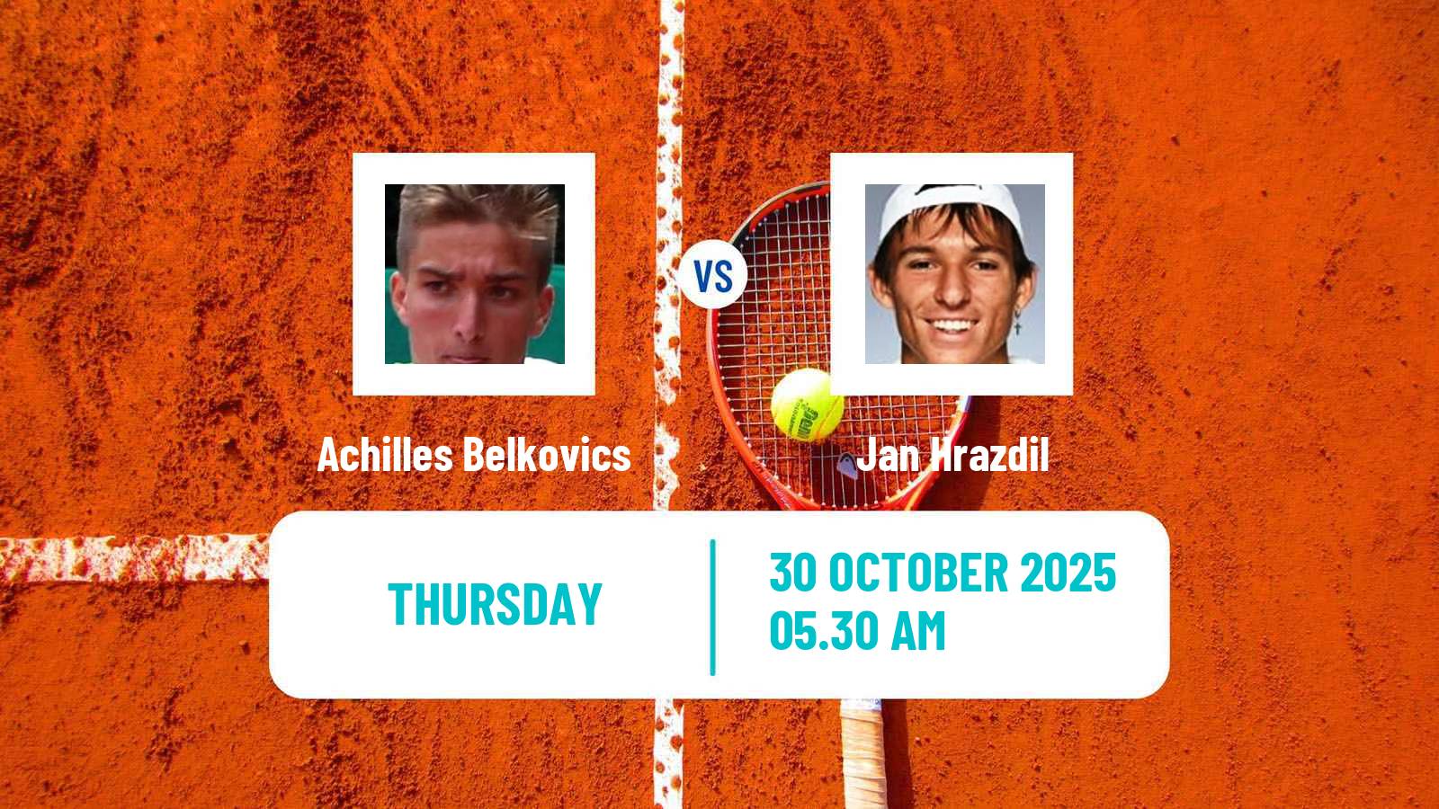 Tennis ITF M15 Szabolcsveresmart Men Achilles Belkovics - Jan Hrazdil