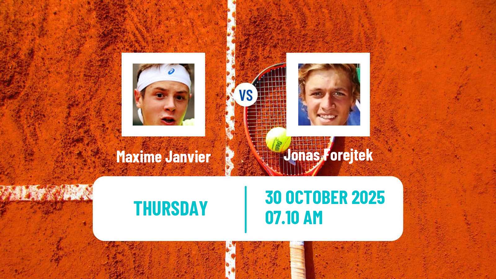 Tennis ITF M25 Glasgow 2 Men Maxime Janvier - Jonas Forejtek