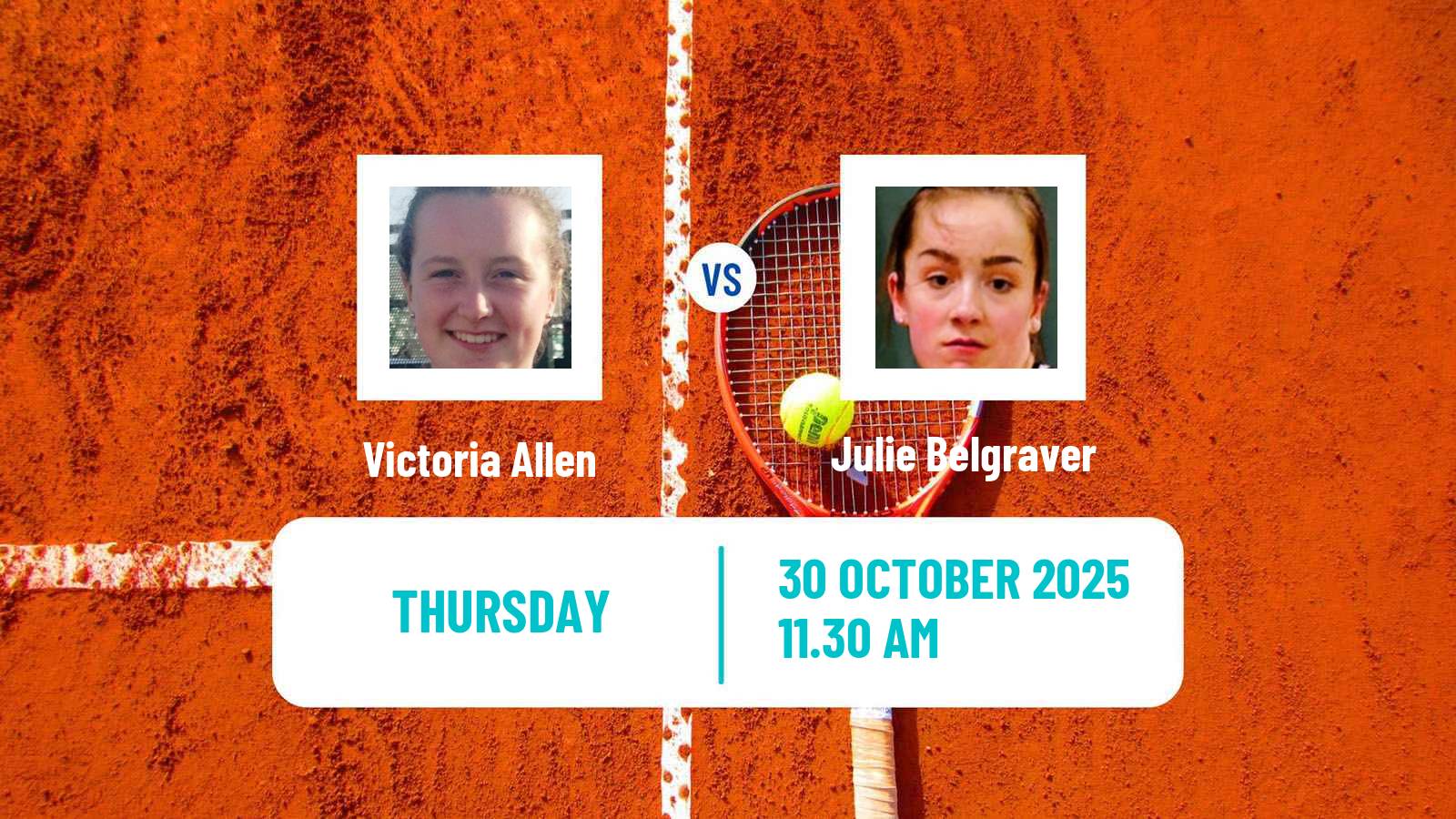 Tennis ITF W75 Toronto Women Victoria Allen - Julie Belgraver