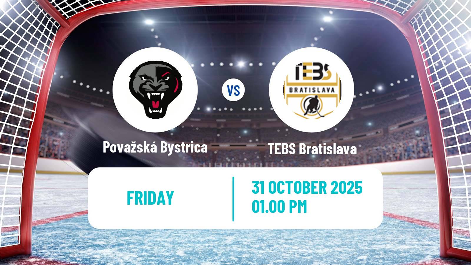 Hockey Slovak 1 Liga Hockey Považská Bystrica - TEBS Bratislava