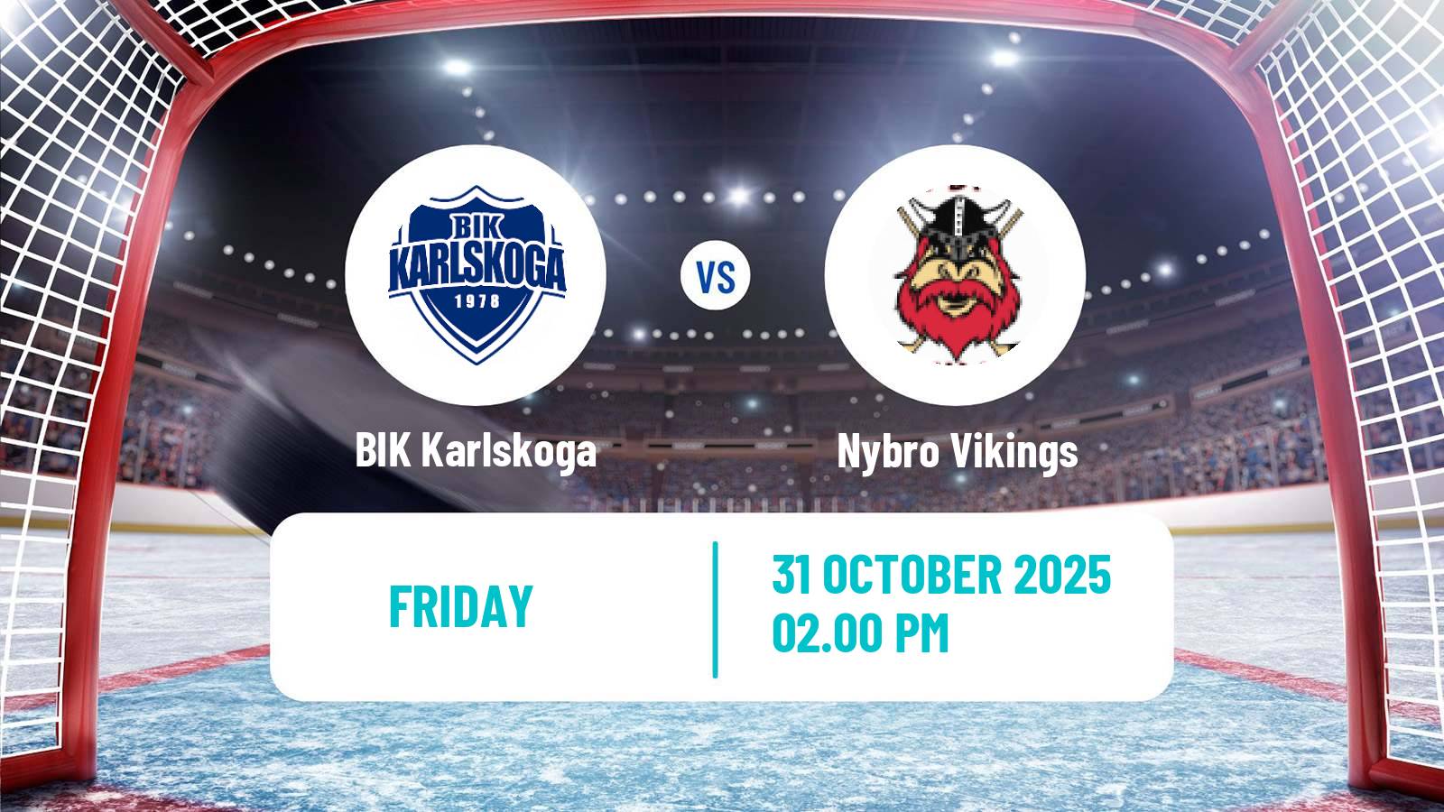 Hockey Swedish Hockey Allsvenskan BIK Karlskoga - Nybro Vikings