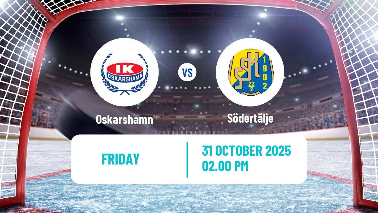 Hockey Swedish Hockey Allsvenskan Oskarshamn - Södertälje