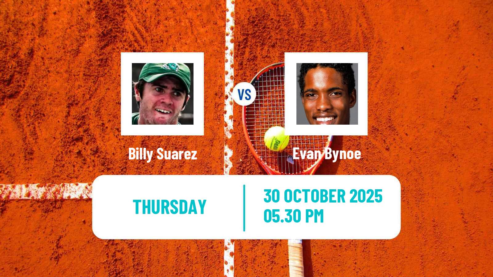 Tennis ITF M15 Trois Rivieres Men Billy Suarez - Evan Bynoe