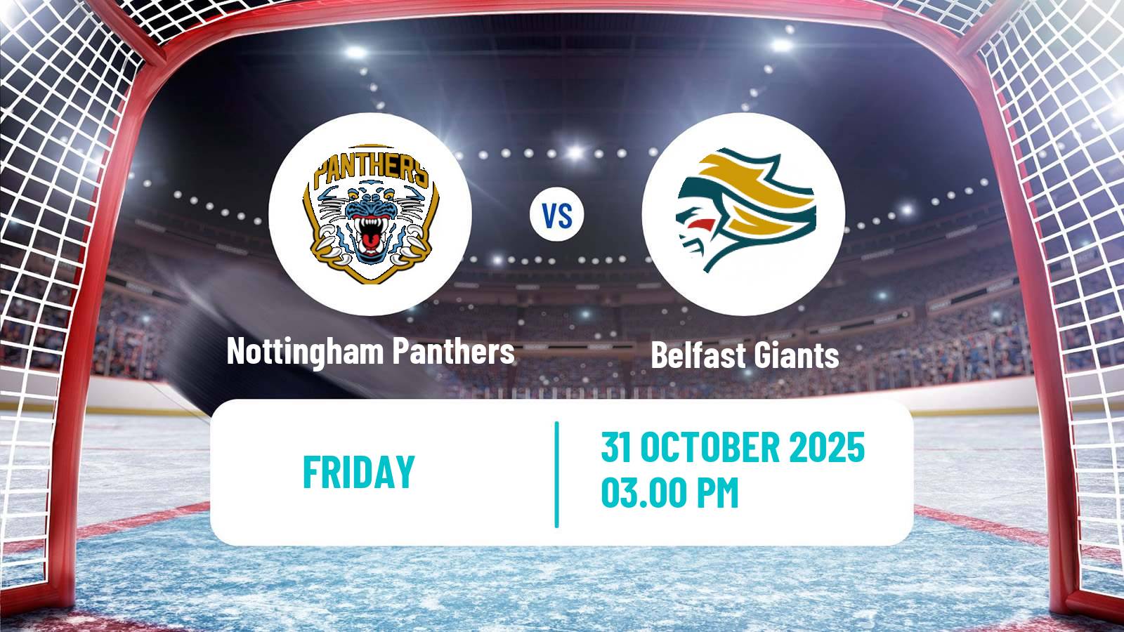 Hockey United Kingdom Elite League Nottingham Panthers - Belfast Giants