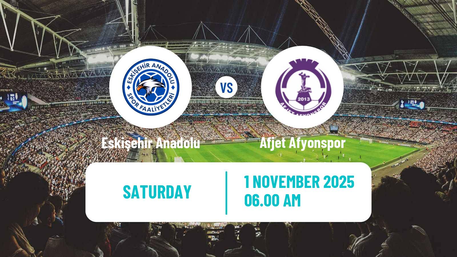 Football Turkish 3 Lig Group 4 Eskişehir Anadolu - Afjet Afyonspor