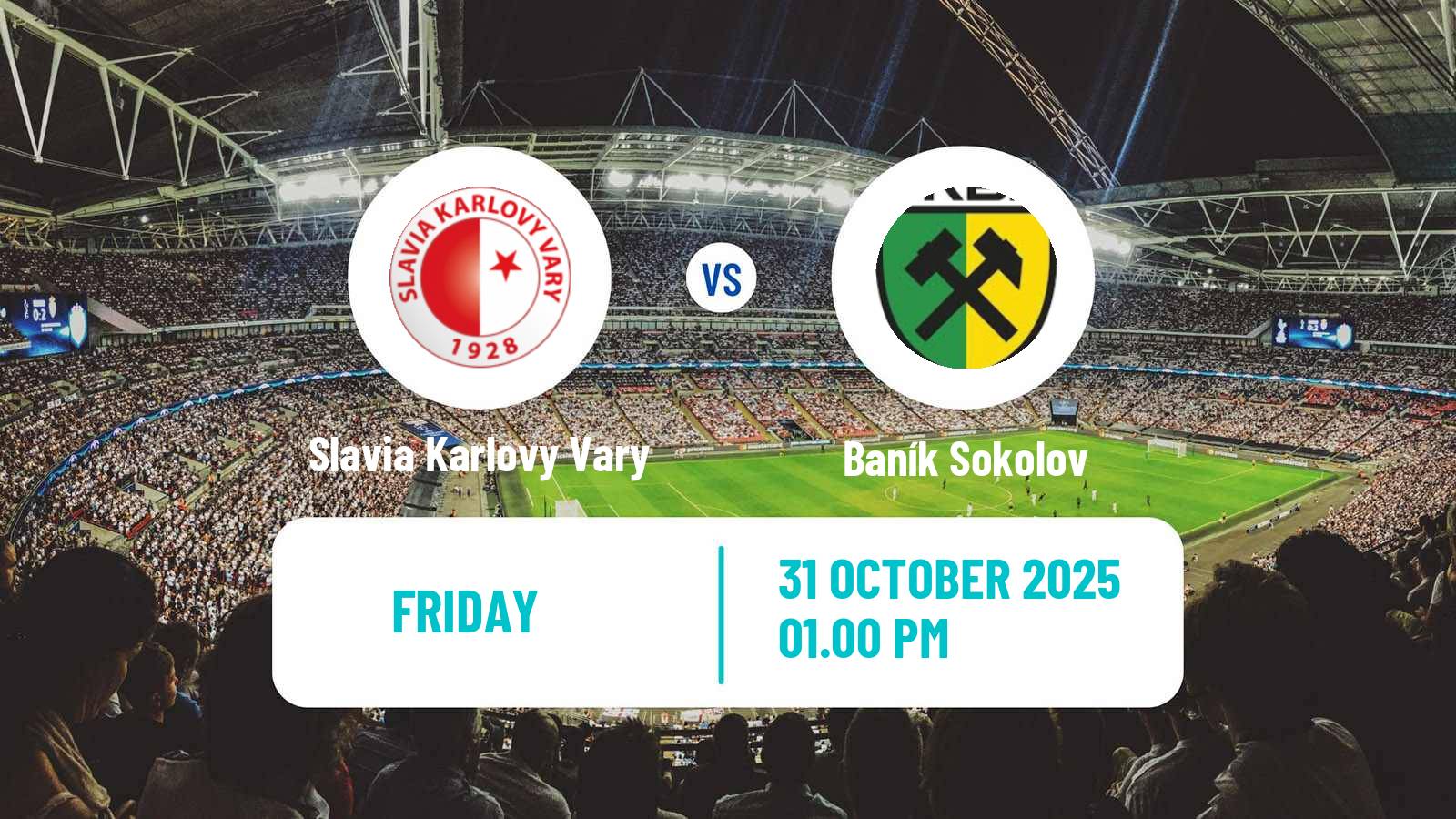 Football Czech Division B Slavia Karlovy Vary - Baník Sokolov
