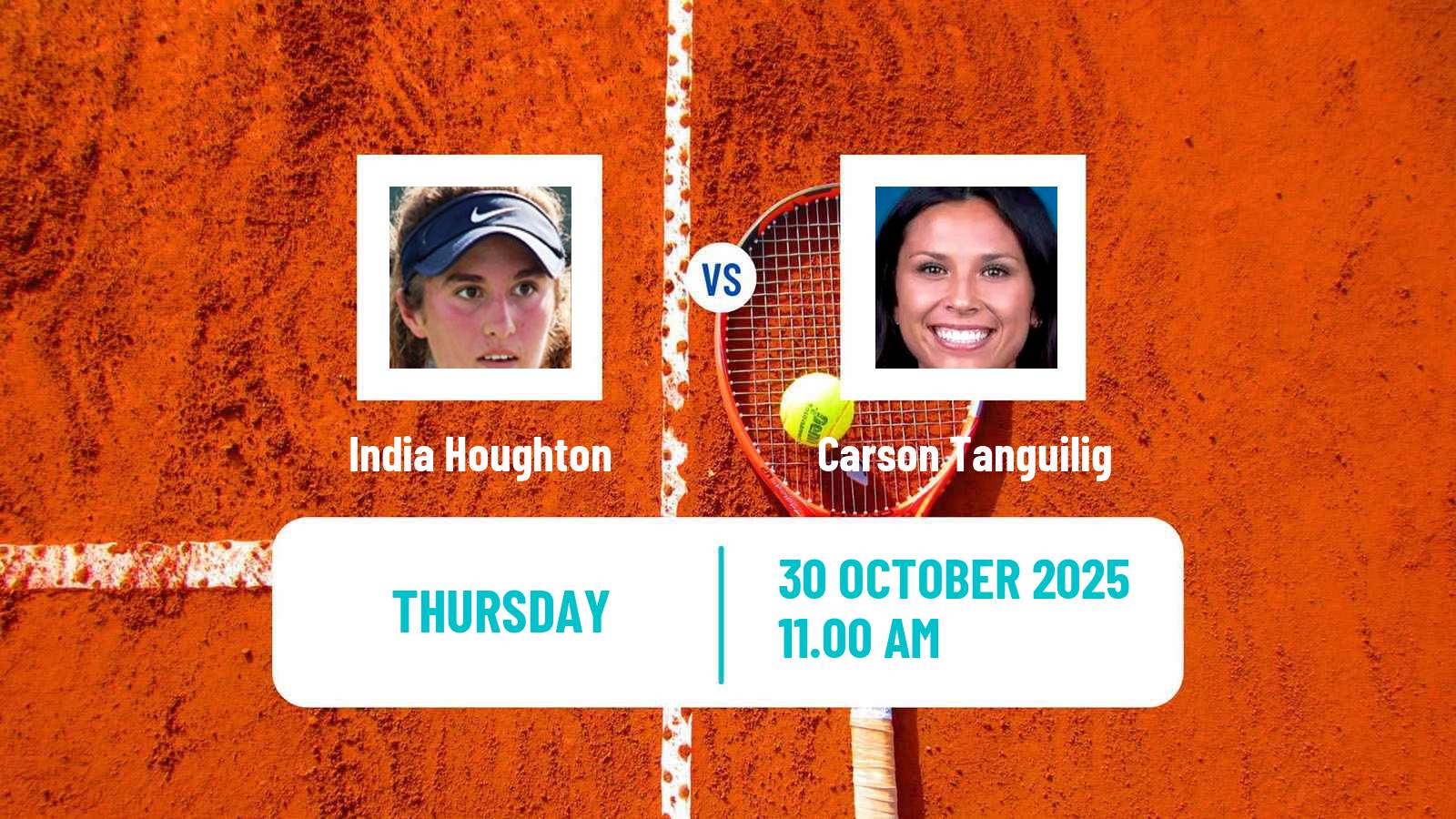 Tennis ITF W15 Sumter Sc Women India Houghton - Carson Tanguilig