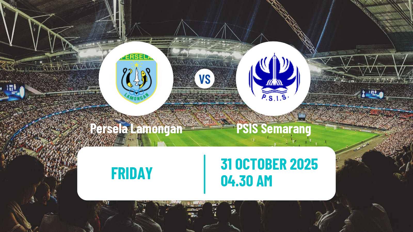 Football Indonesian Liga 2 Persela Lamongan - PSIS Semarang