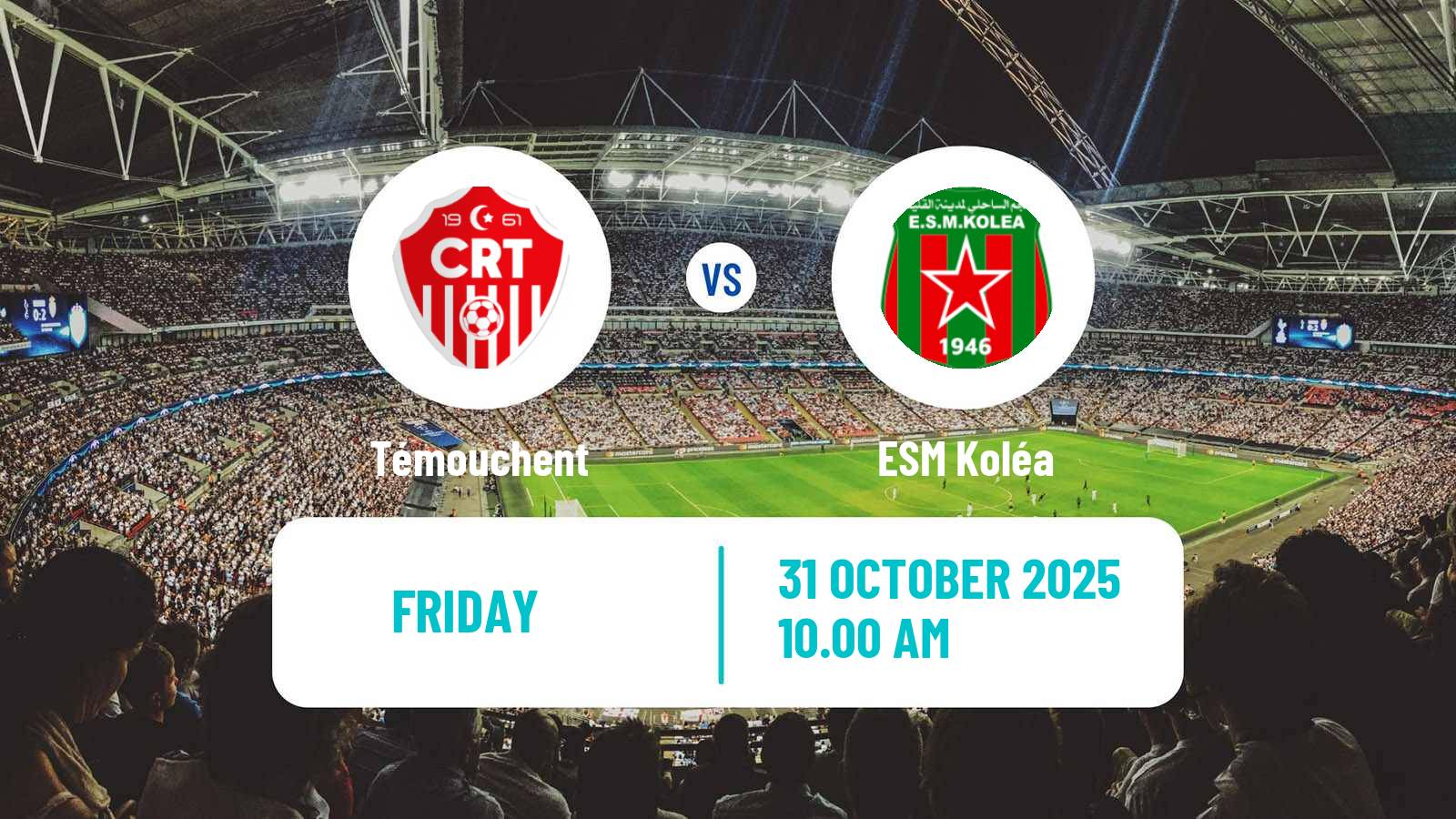 Football Algerian Ligue 2 Témouchent - Koléa