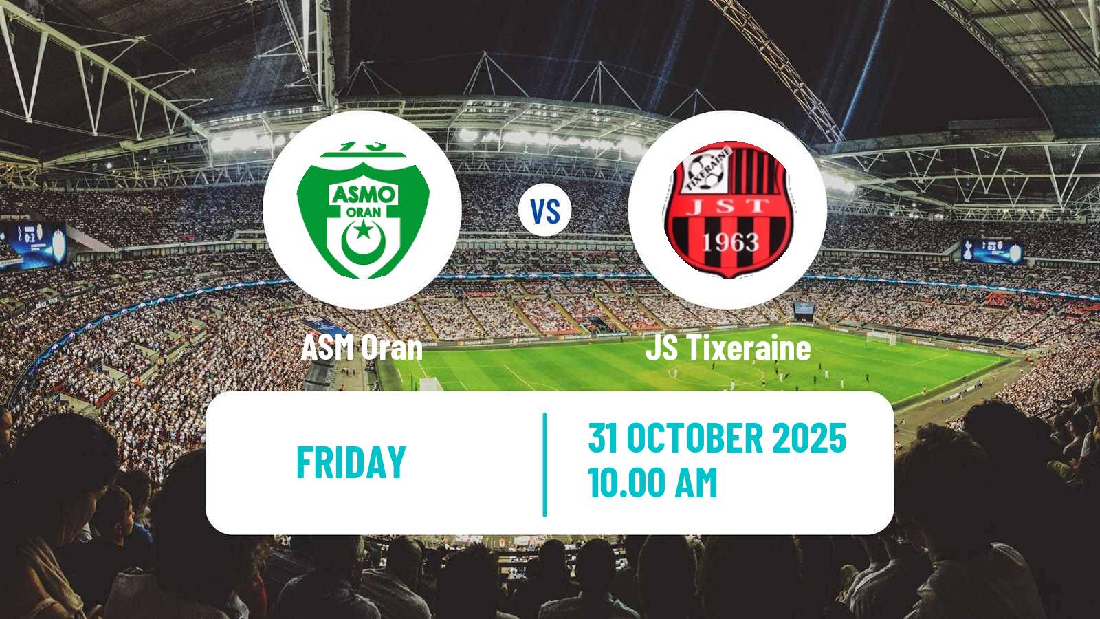 Football Algerian Ligue 2 ASM Oran - Tixeraine