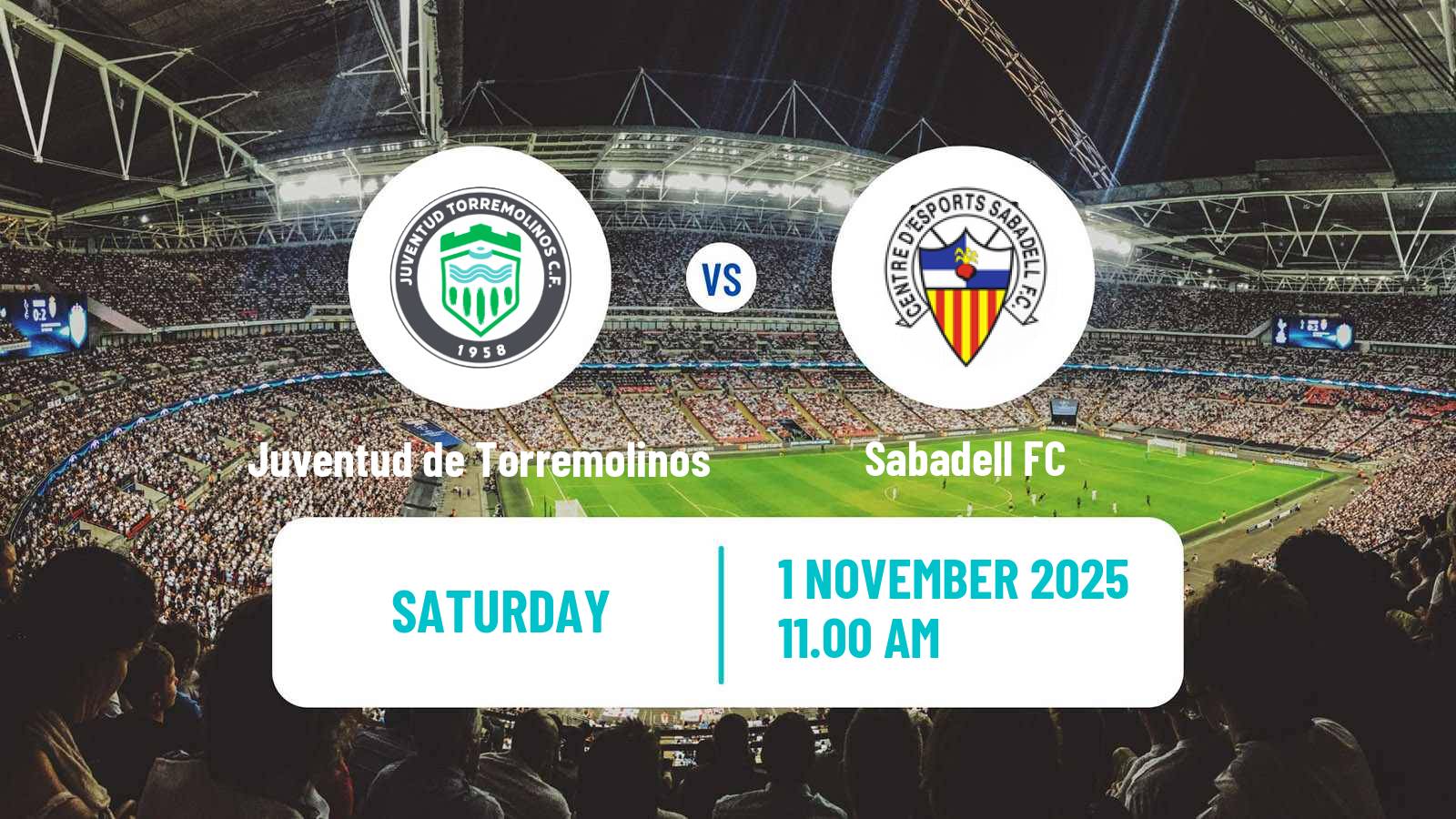 Football Spanish Primera RFEF Group 2 Juventud de Torremolinos - Sabadell