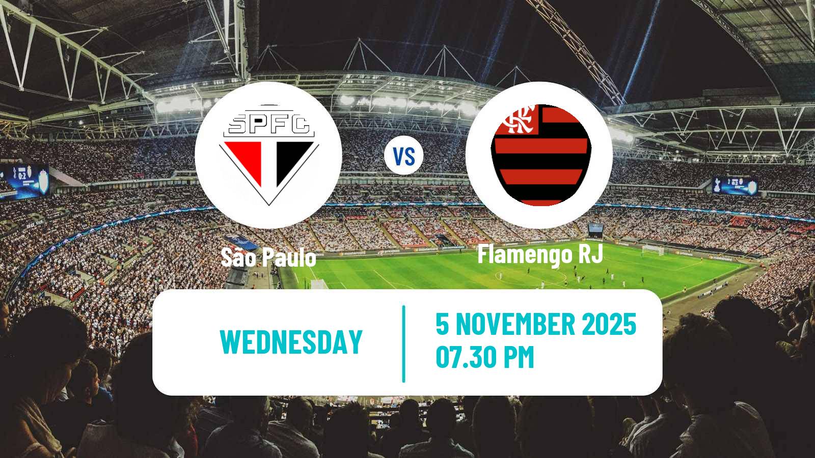 Football Brazilian Serie A São Paulo - Flamengo