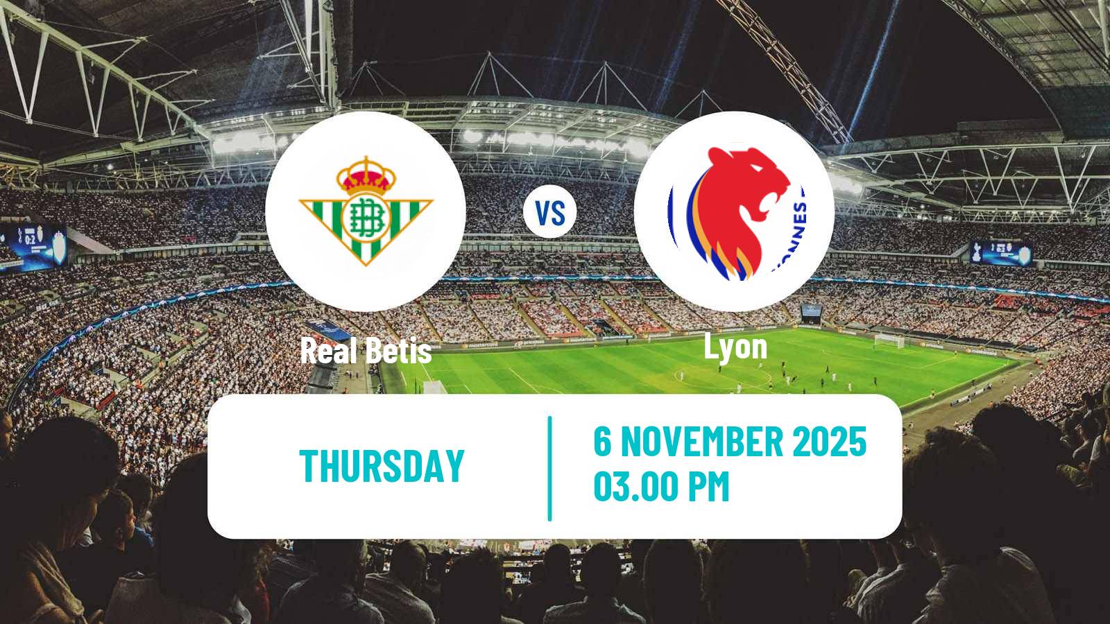 Football UEFA Europa League Betis - Lyon Football UEFA Europa League Betis - Lyon