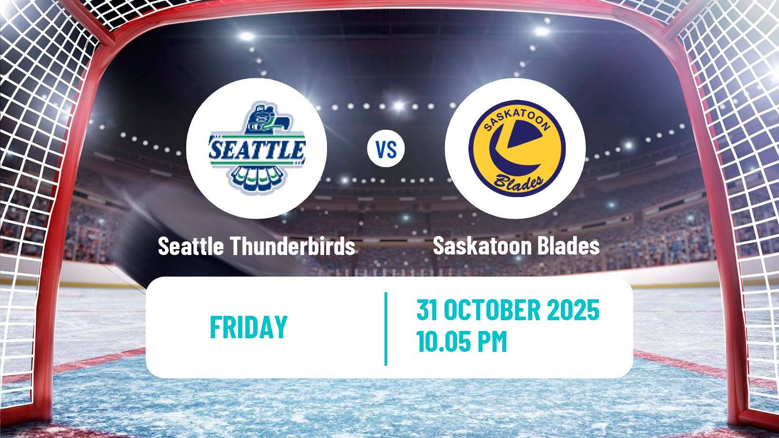 Hockey WHL Seattle Thunderbirds - Saskatoon Blades