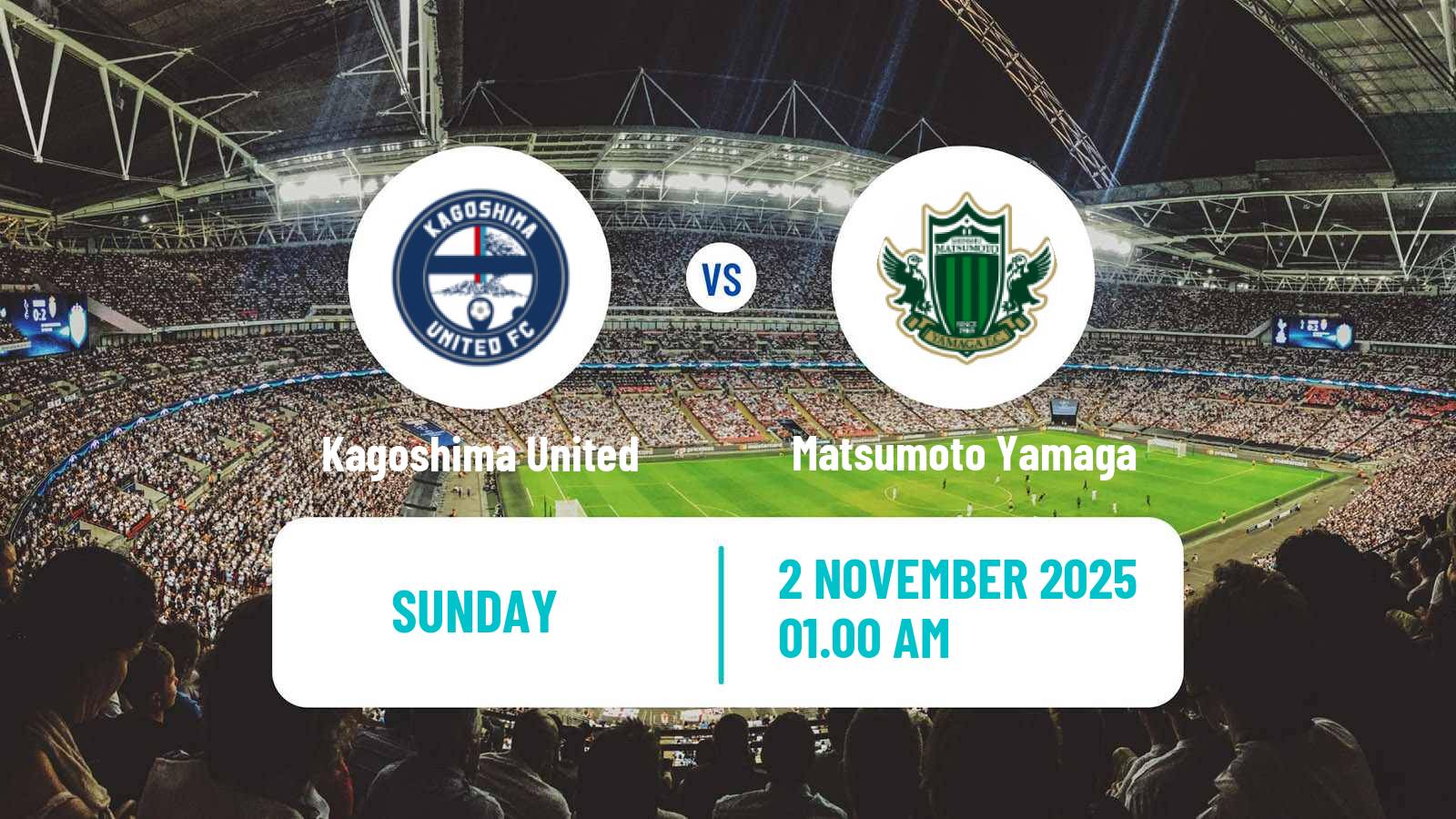Football Japan J3 League Kagoshima United - Matsumoto Yamaga