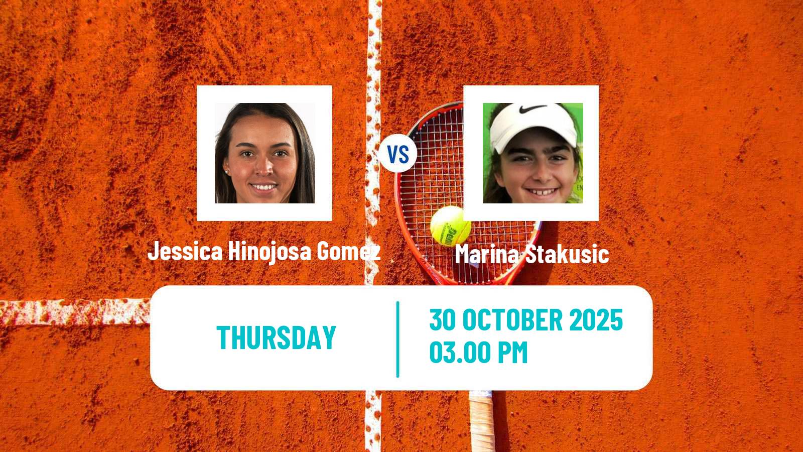 Tennis ITF W100 Irapuato Women Jessica Hinojosa Gomez - Marina Stakusic