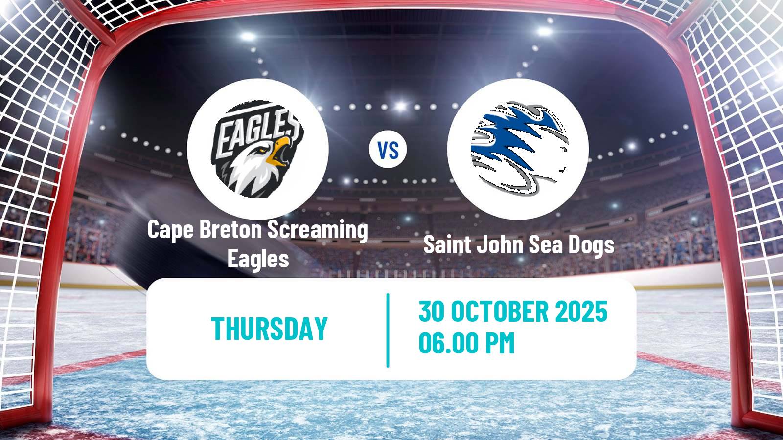 Hockey QMJHL Cape Breton Screaming Eagles - Saint John Sea Dogs