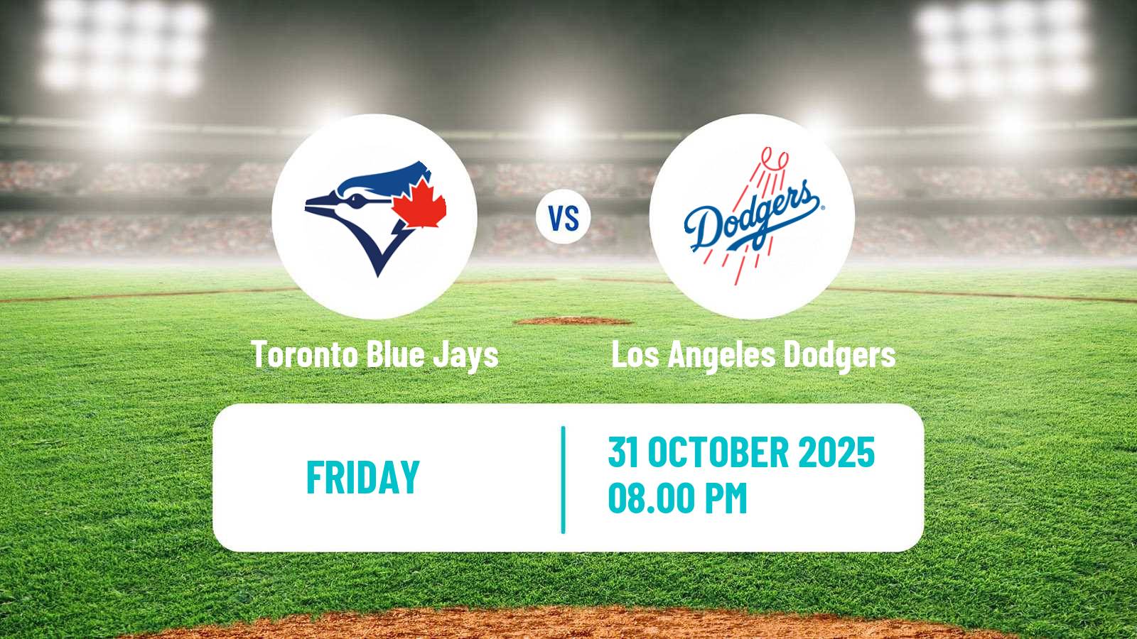 Baseball MLB Toronto Blue Jays - Los Angeles Dodgers