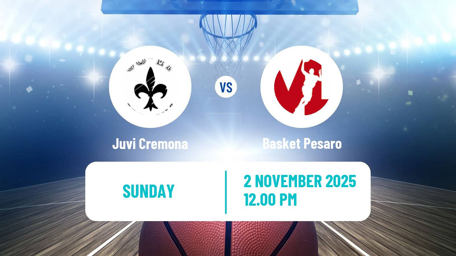 Basketball Italian Serie A2 Basketball Juvi Cremona - Basket Pesaro