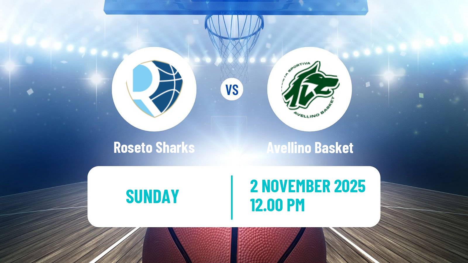 Basketball Italian Serie A2 Basketball Roseto Sharks - Avellino Basket