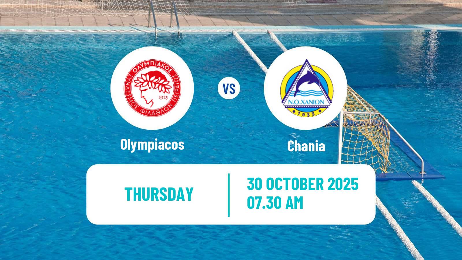Water polo Greek A1 Water Polo Women Olympiacos - Chania