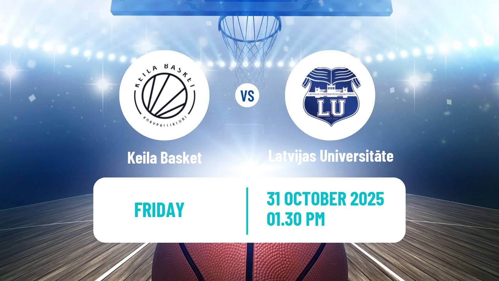 Basketball Estonian–Latvian Basketball League Keila Basket - Latvijas Universitāte