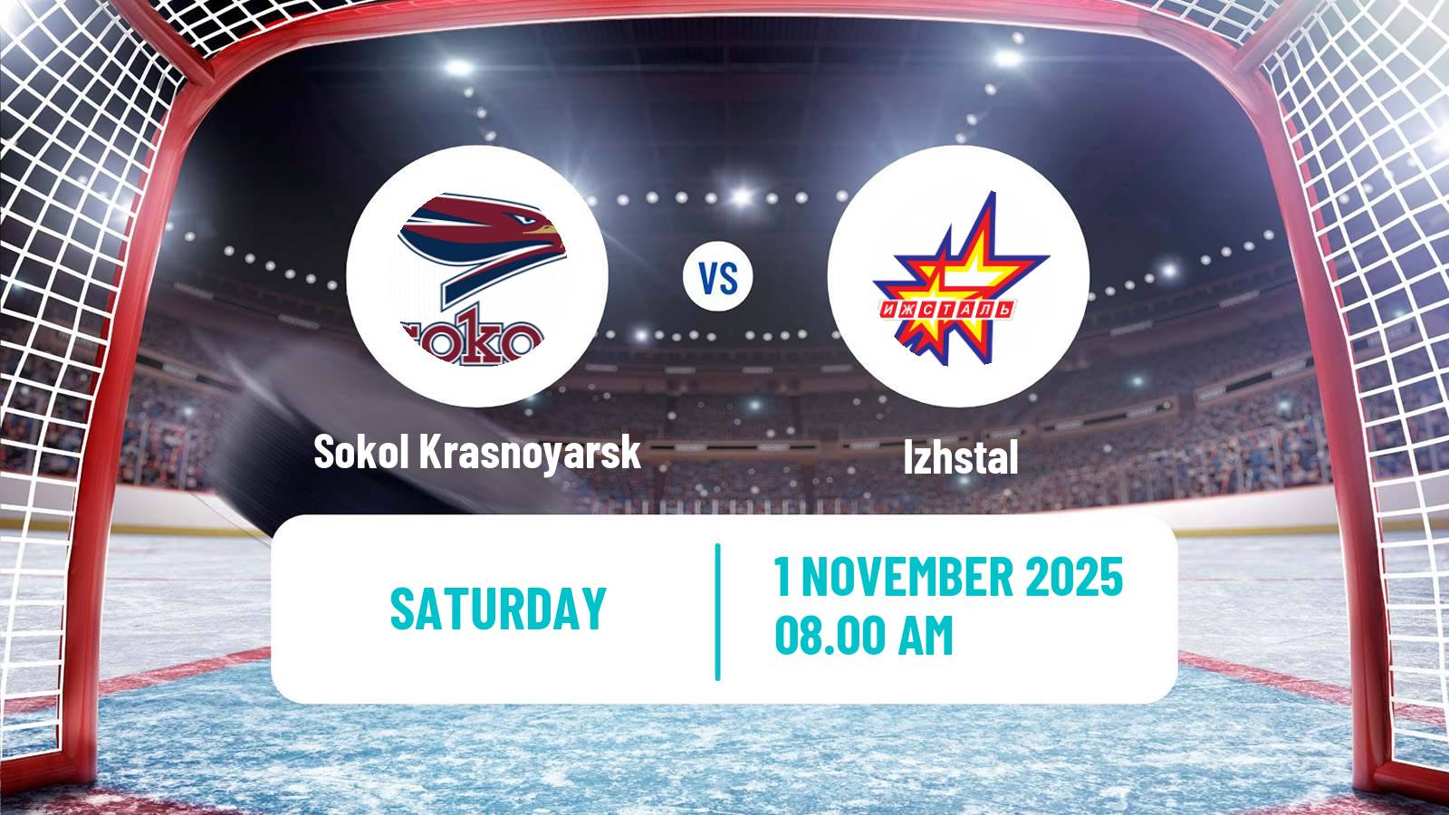 Hockey VHL Sokol Krasnoyarsk - Izhstal